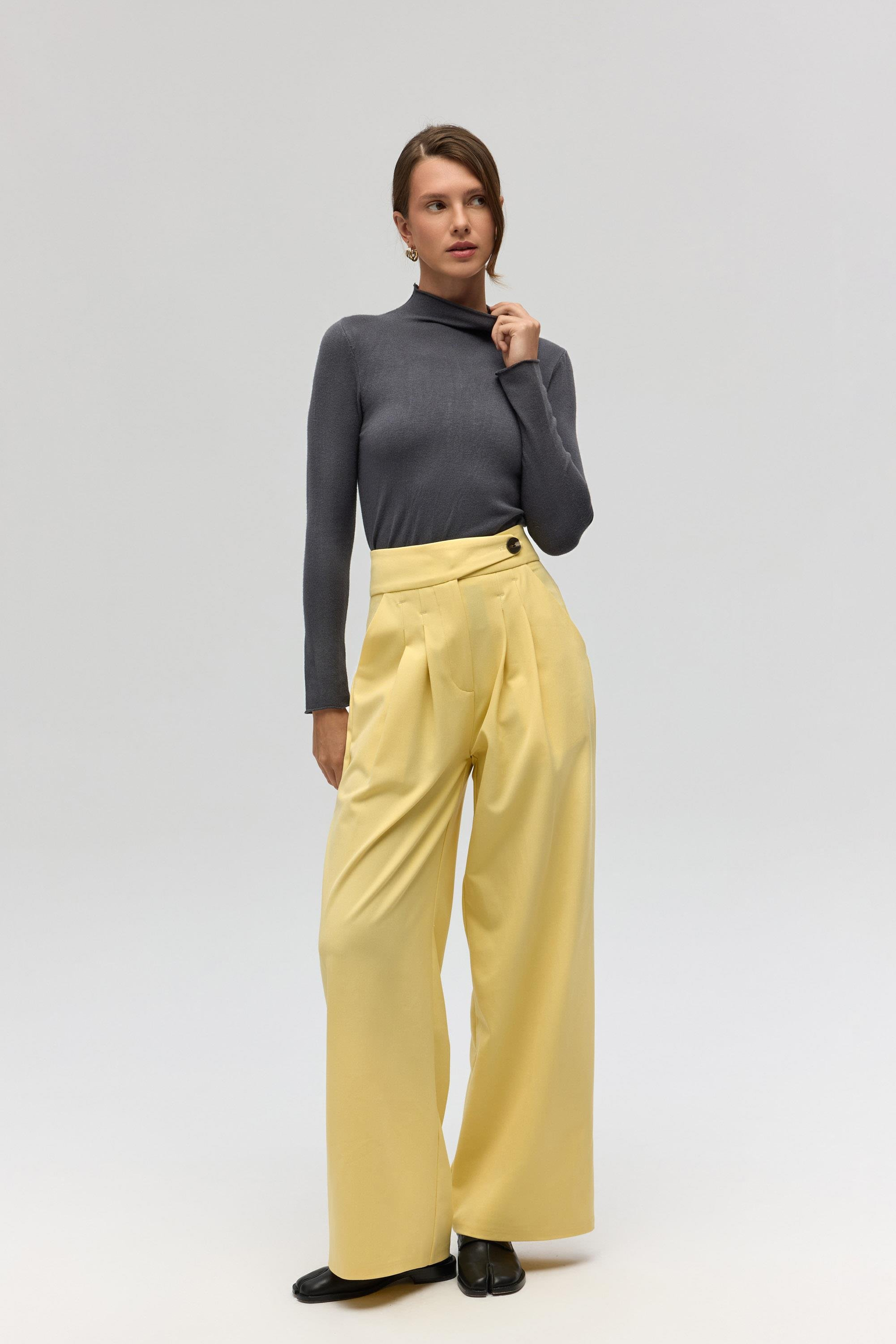 Serina Balıkçı Yaka Antrasit İnce Triko