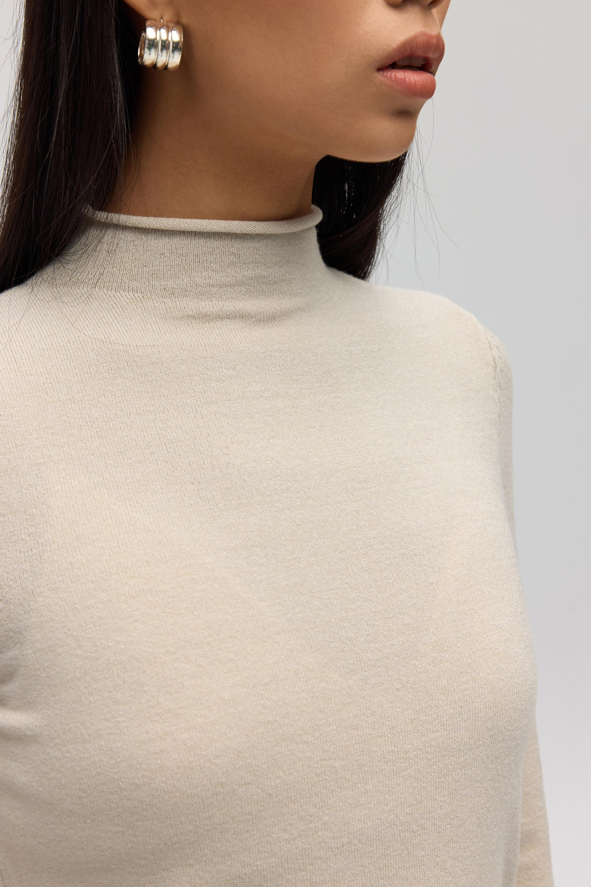 Serina Balıkçı Yaka Taş İnce Triko