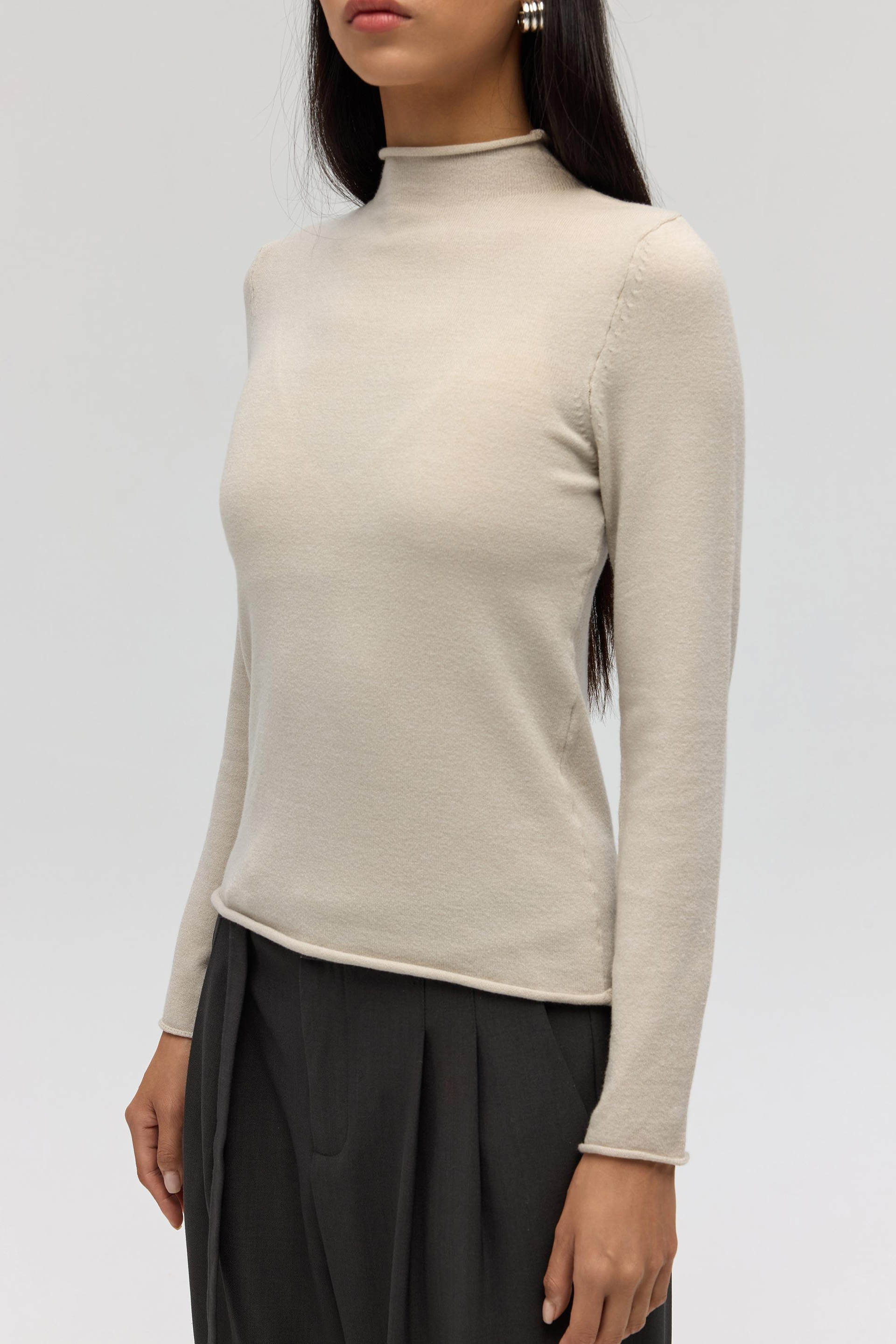 Serina Balıkçı Yaka Taş İnce Triko