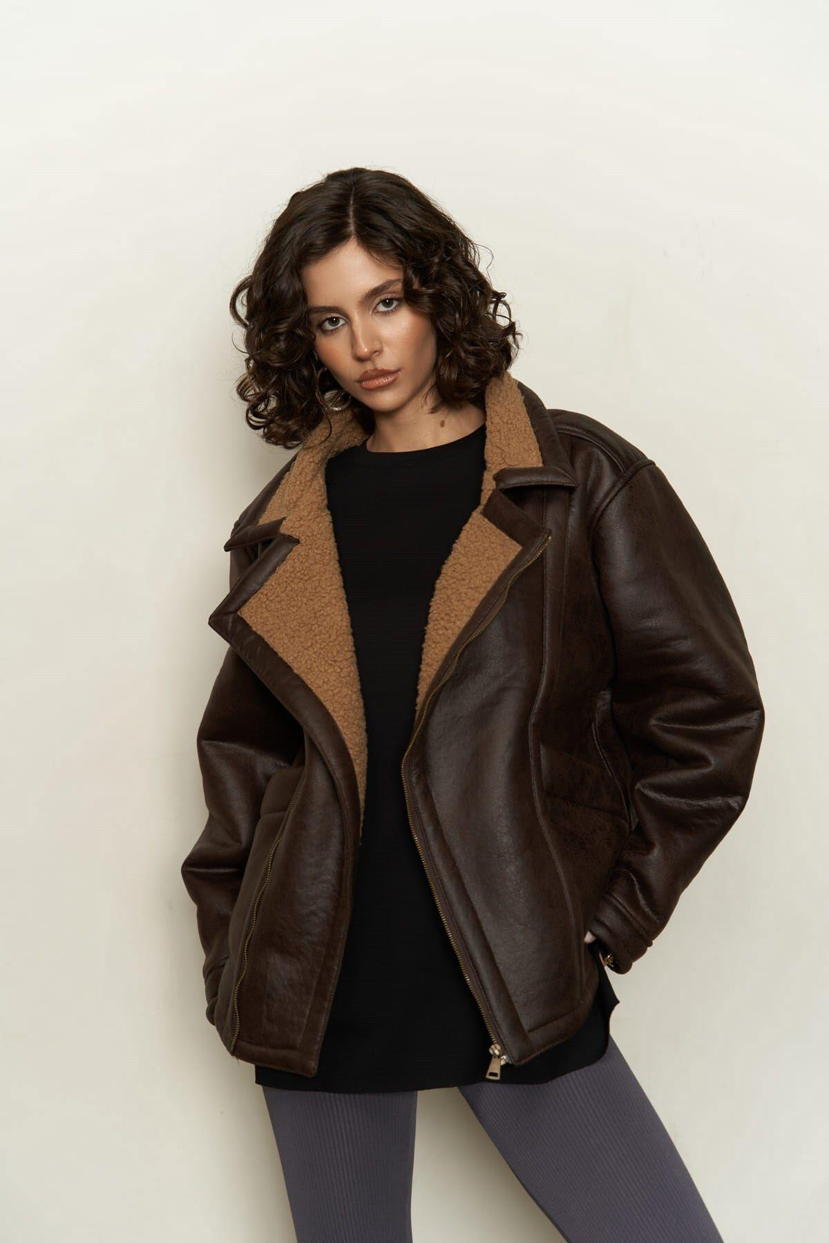Shelby Dark Brown Coat