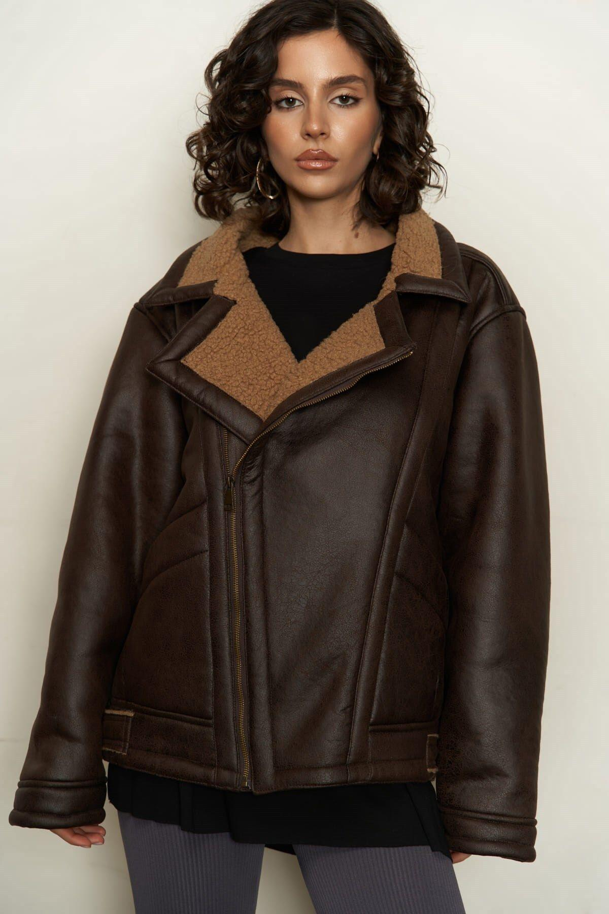 Shelby Dark Brown Coat