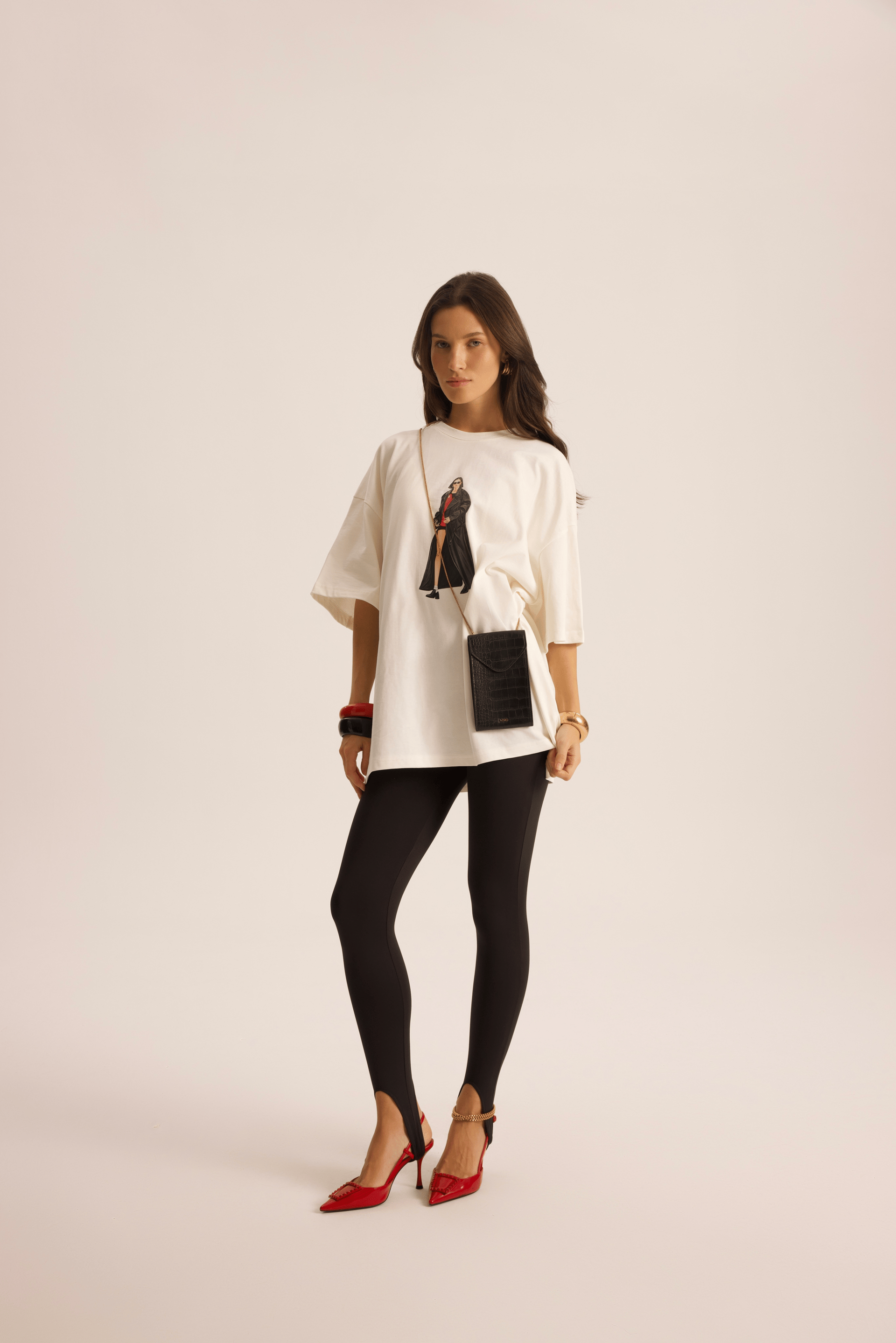 Simone Oversize Beyaz T-Shirt