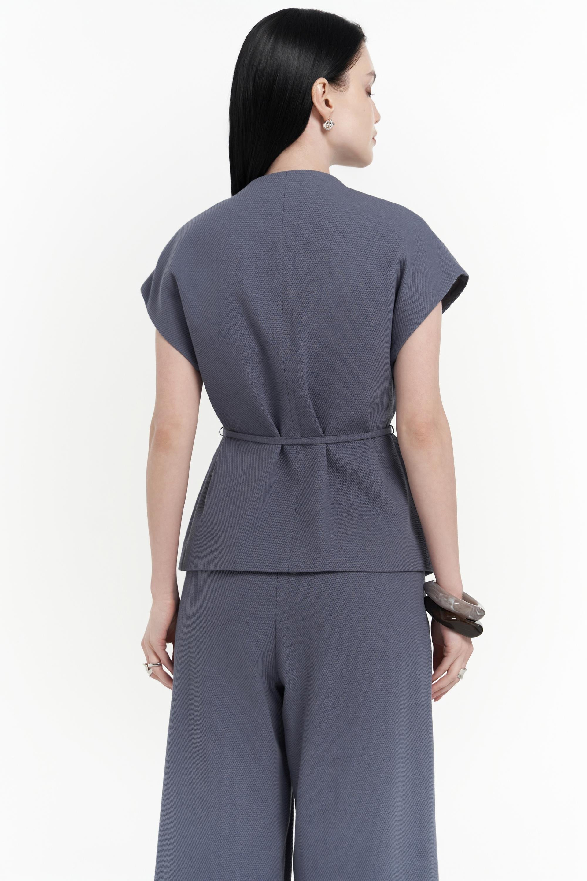 Sorrenio İndigo Yelek Pantolon Takım