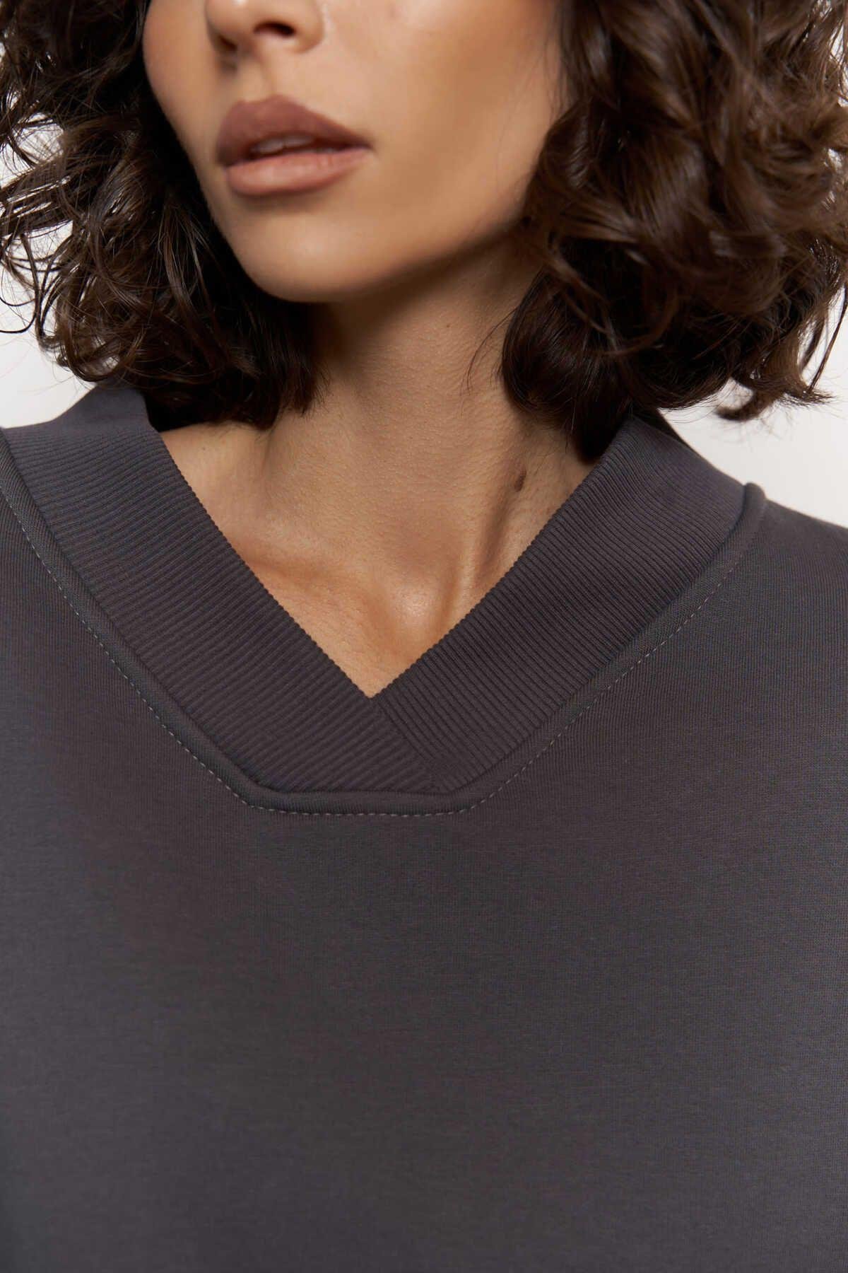 Mai Collection Taure Anthracit Unisex Oversize Sweatshirt