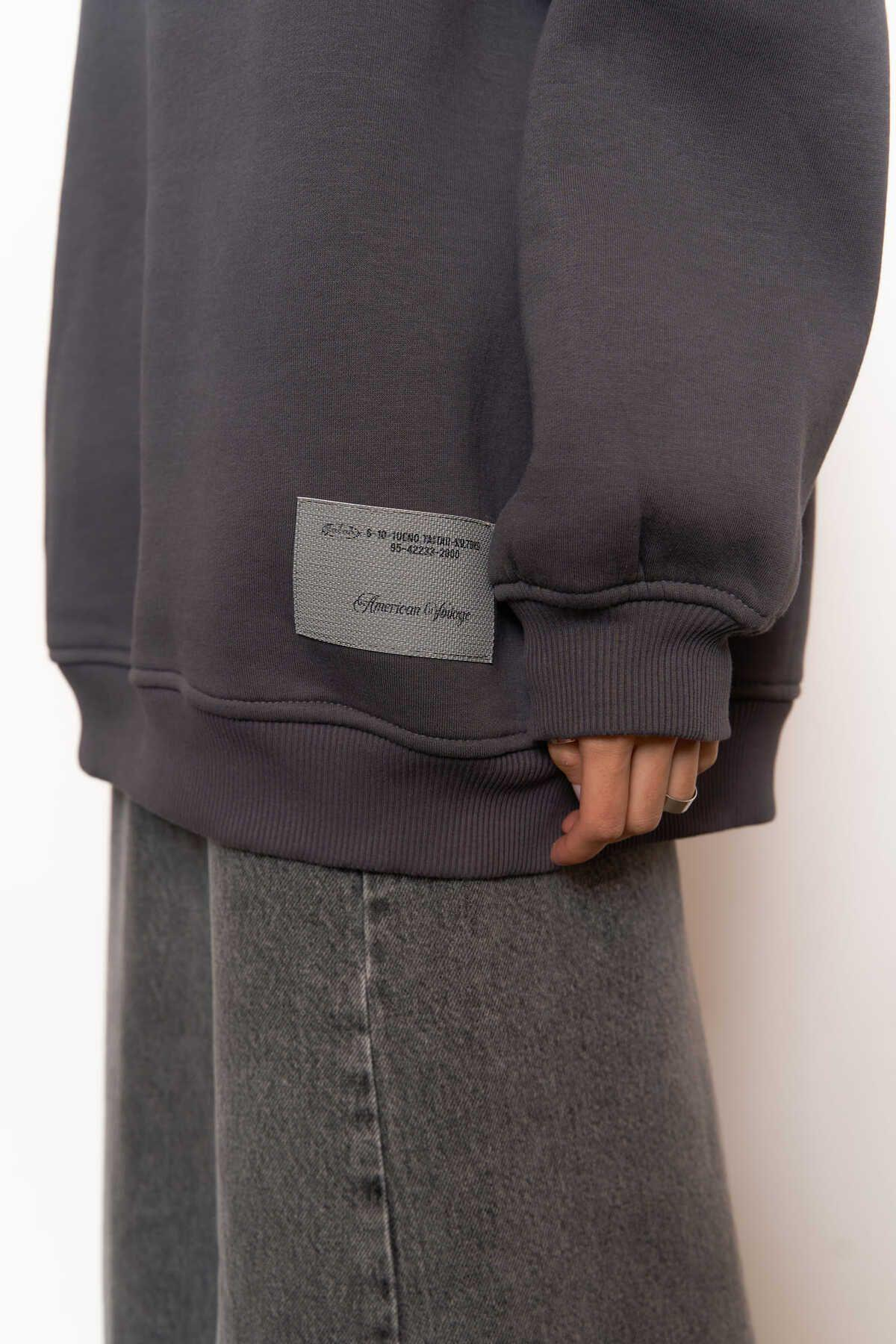 Mai Collection Taure Anthracit Unisex Oversize Sweatshirt