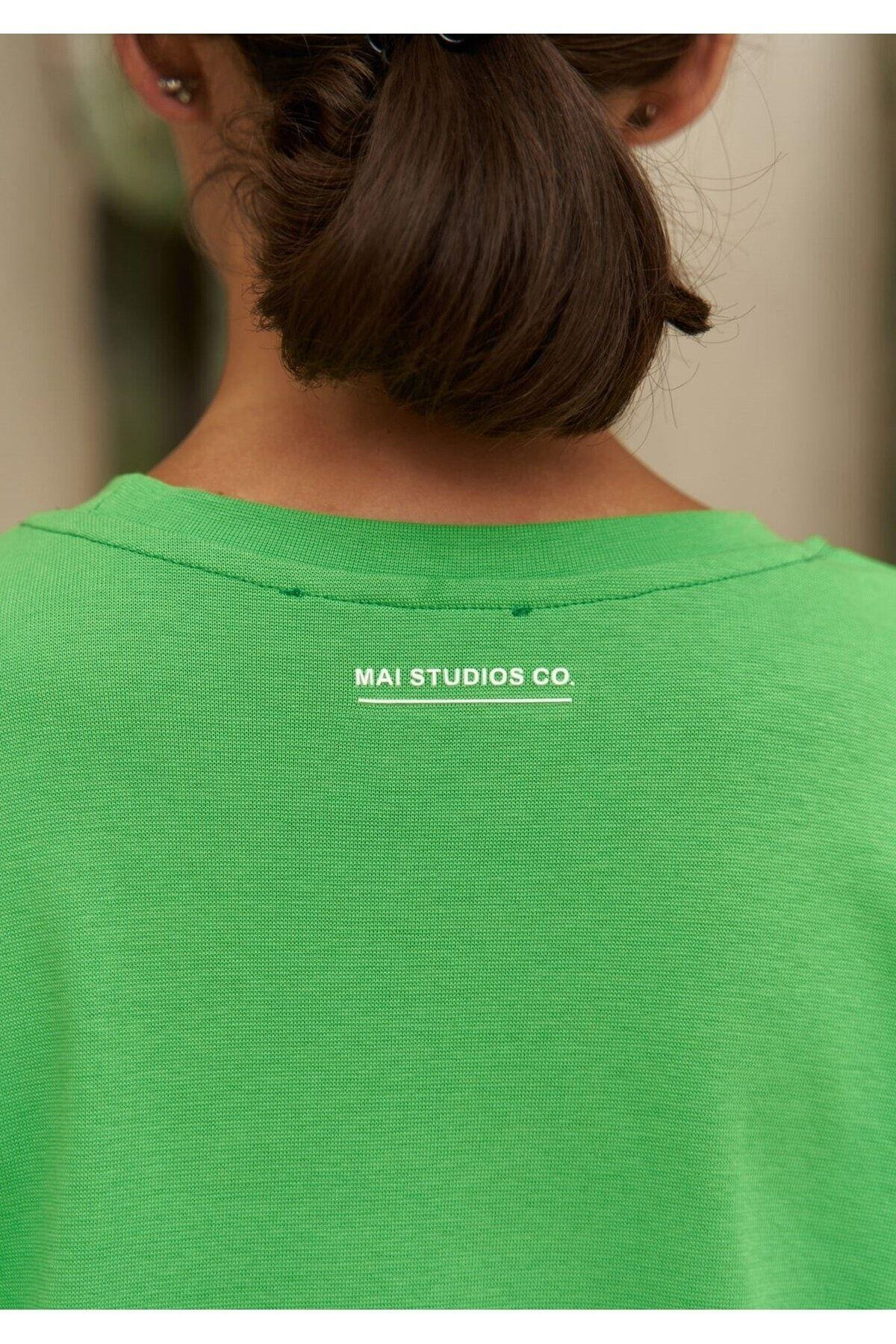 Taylor Oversized Green T-Shirt