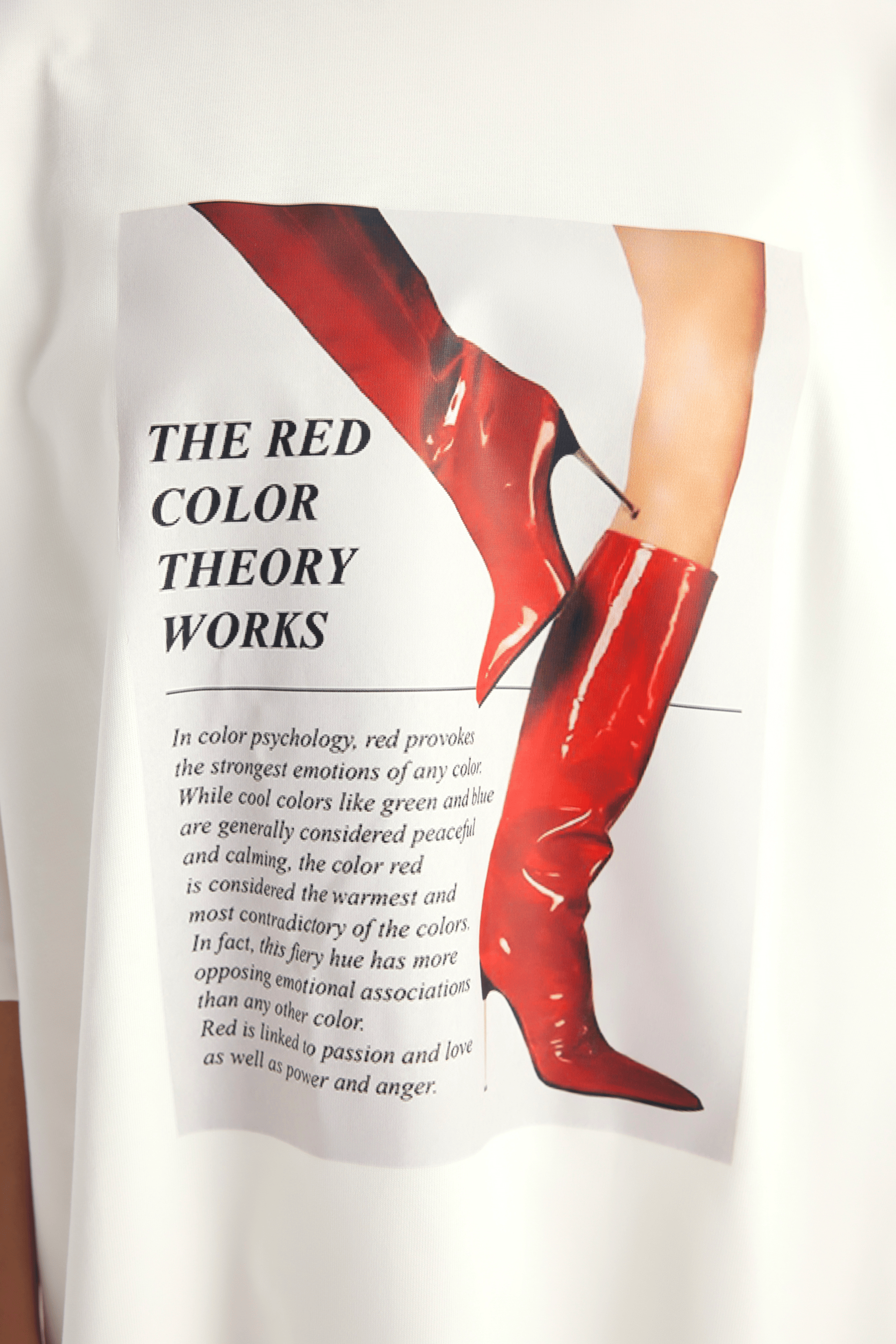 Theory Oversize Beyaz T-Shirt