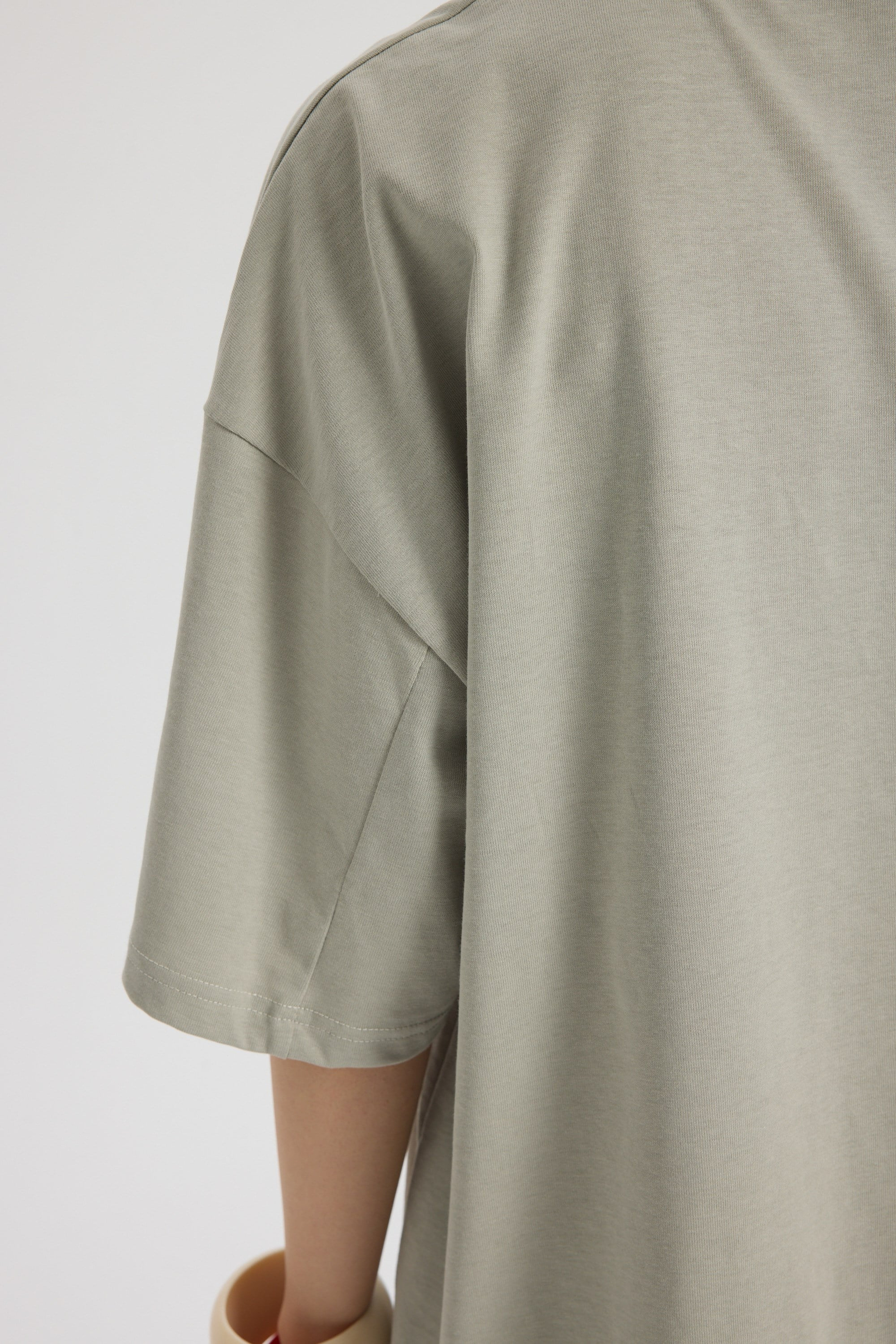 Theory Oversize Gri T-Shirt