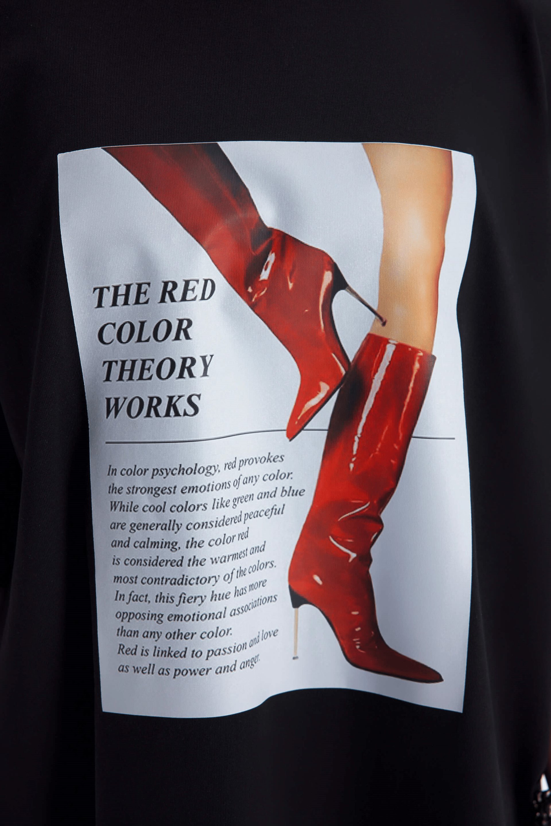 Theory Oversize Siyah T-Shirt