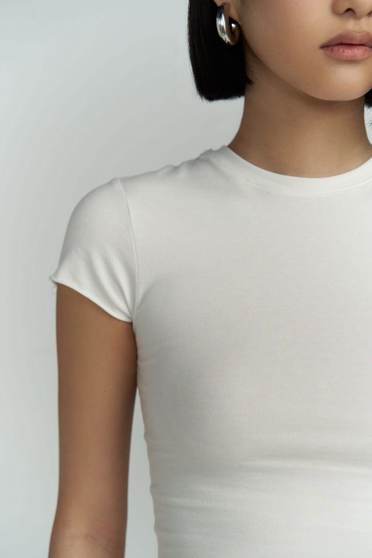 Mai Collection Toppin White Crop