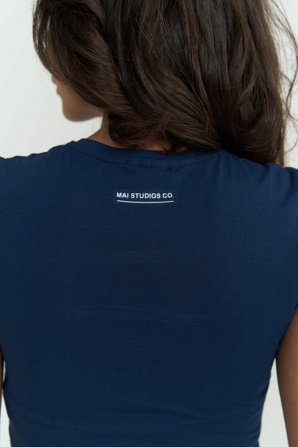 Toppin İndigo Penye Crop