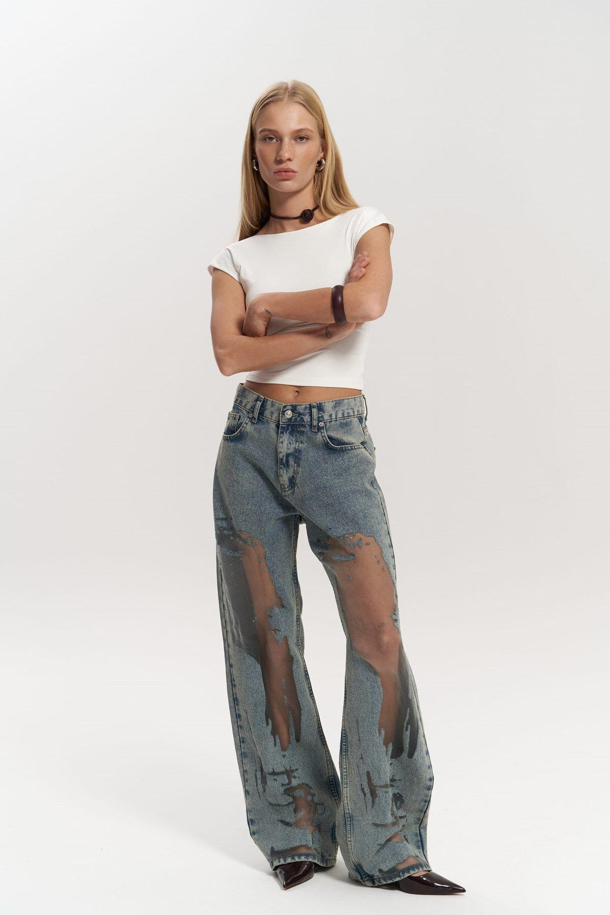 Trixie Blue Transparent Jeans