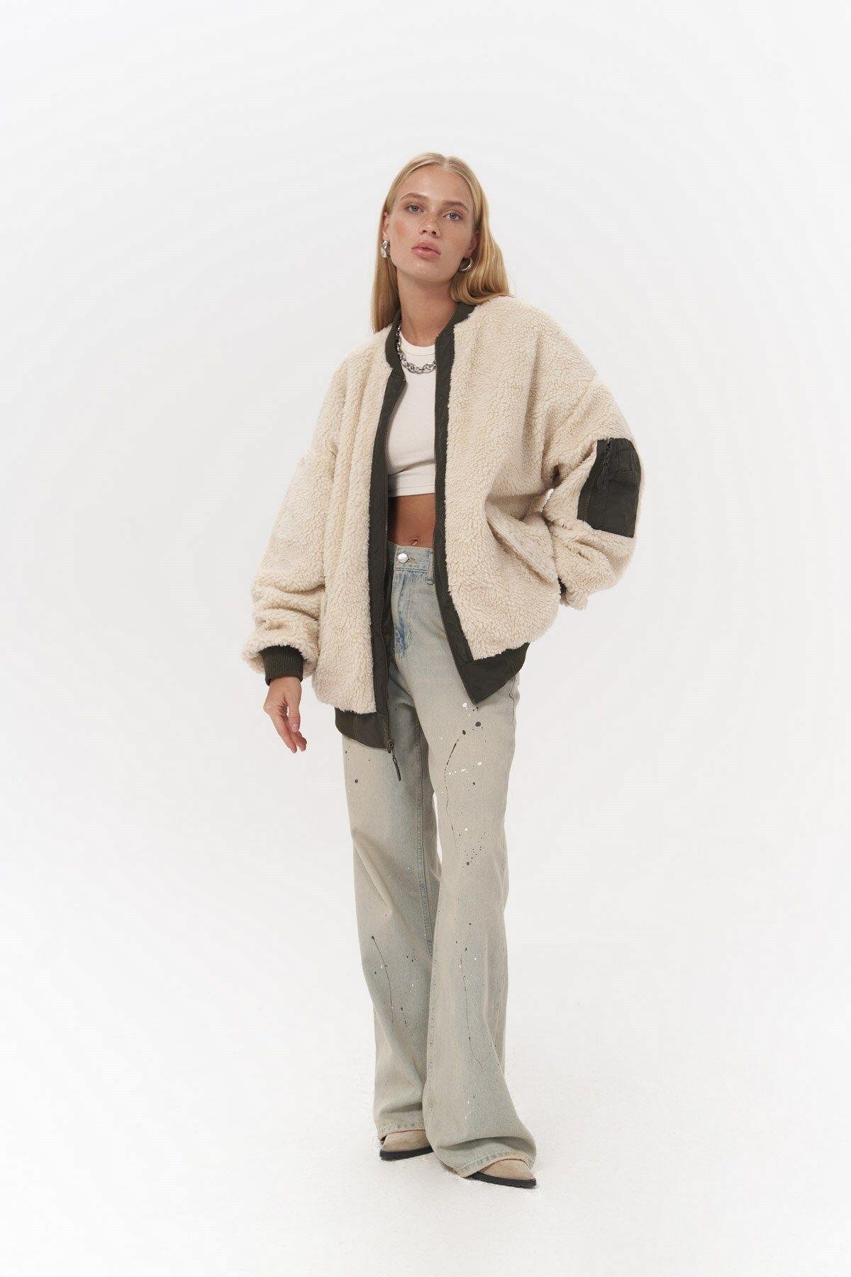 Two-way Khaki Double-Sided Coat