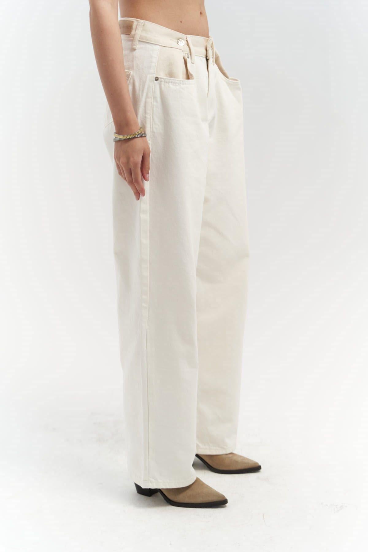 Unique Ekru / Bej Jean Pantolon