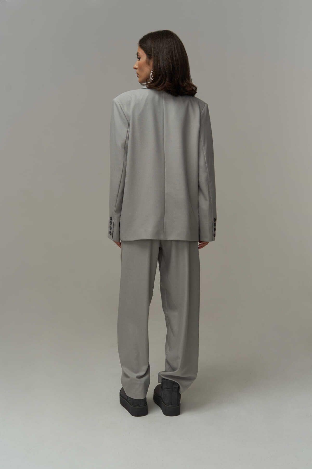 Mai Vanya Gray Blazer Suit