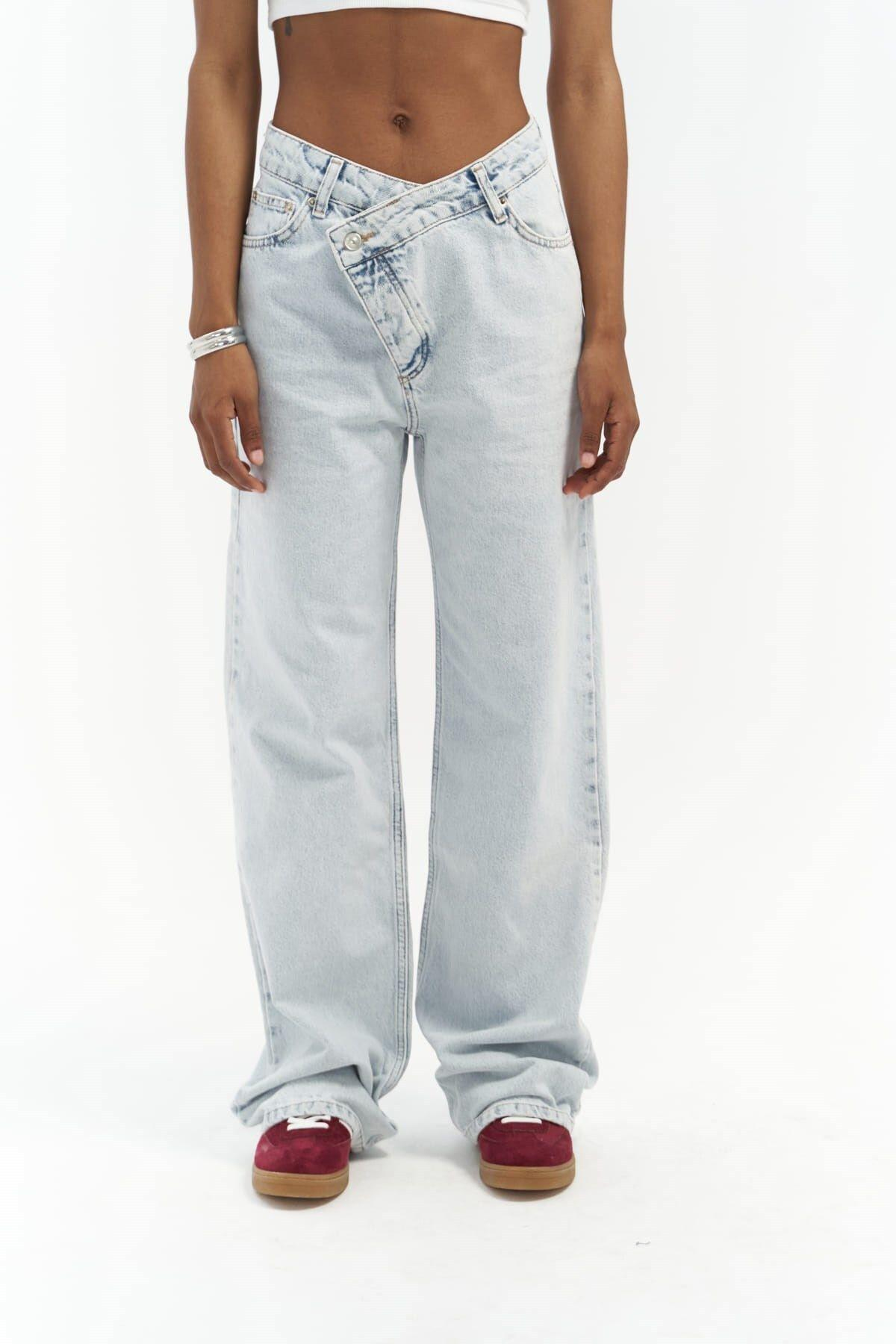 Verna Cross Mavi Kot Pantolon