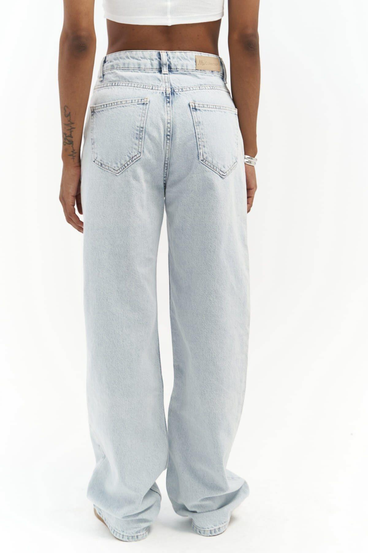 Verna Cross Mavi Kot Pantolon