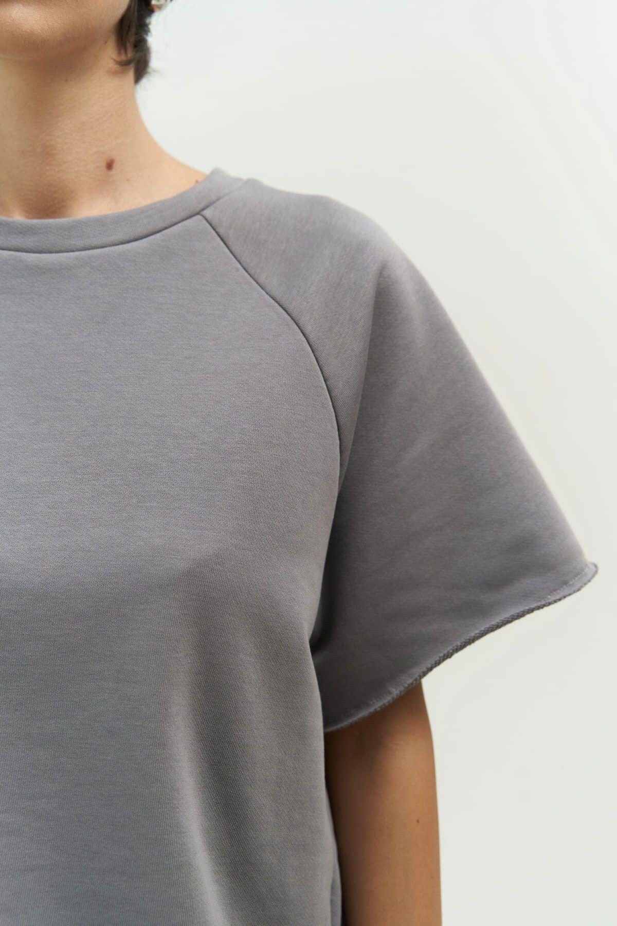 Vero Gray Cropped Tracksuit
