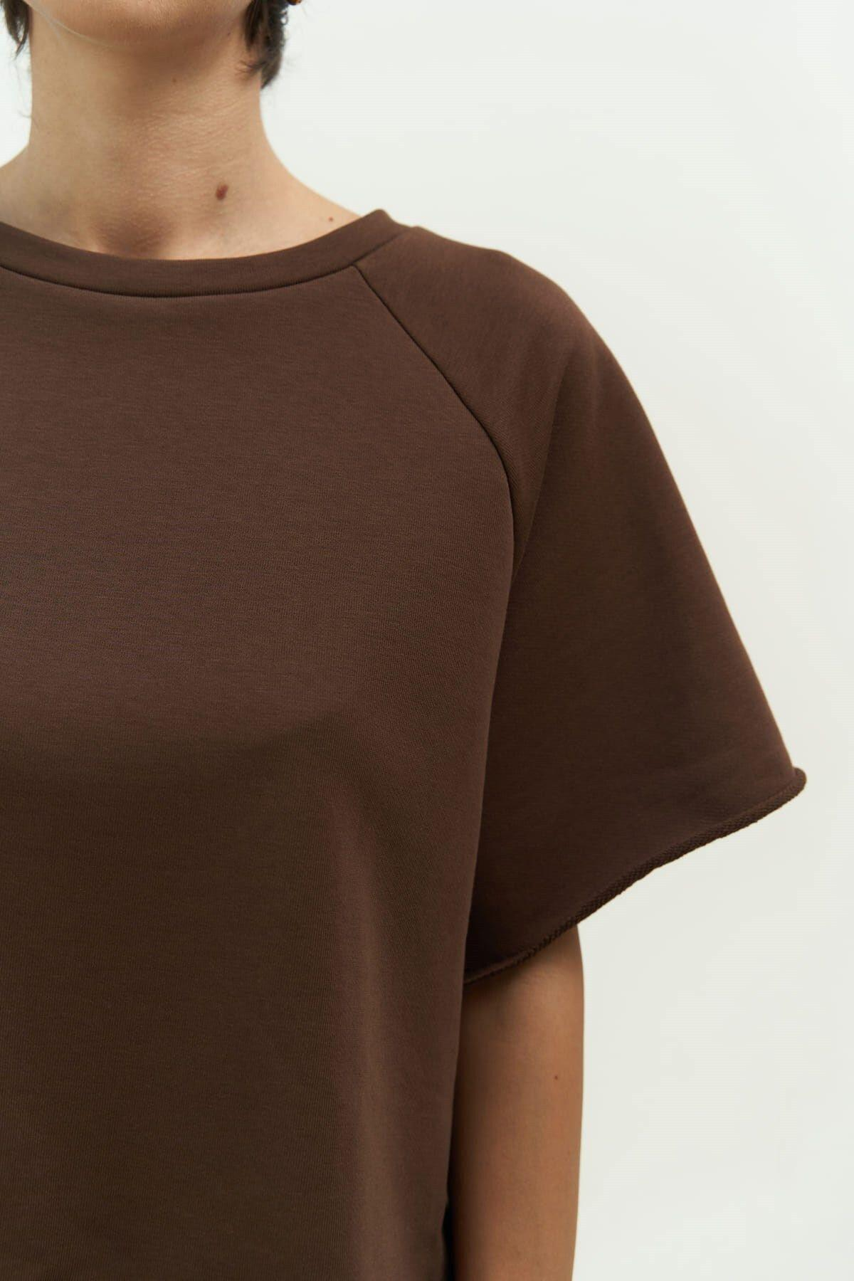 Vero Brown Cropped Tracksuit