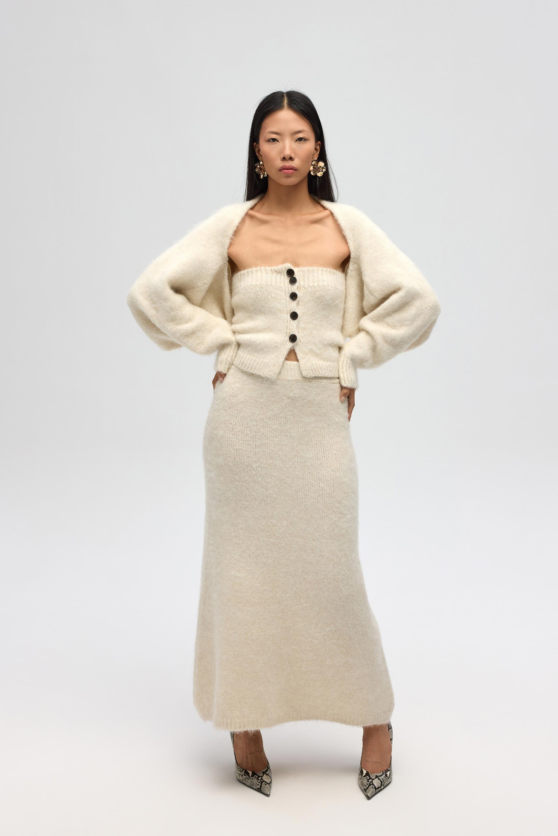 Vintera Bej Üçlü Triko Takım