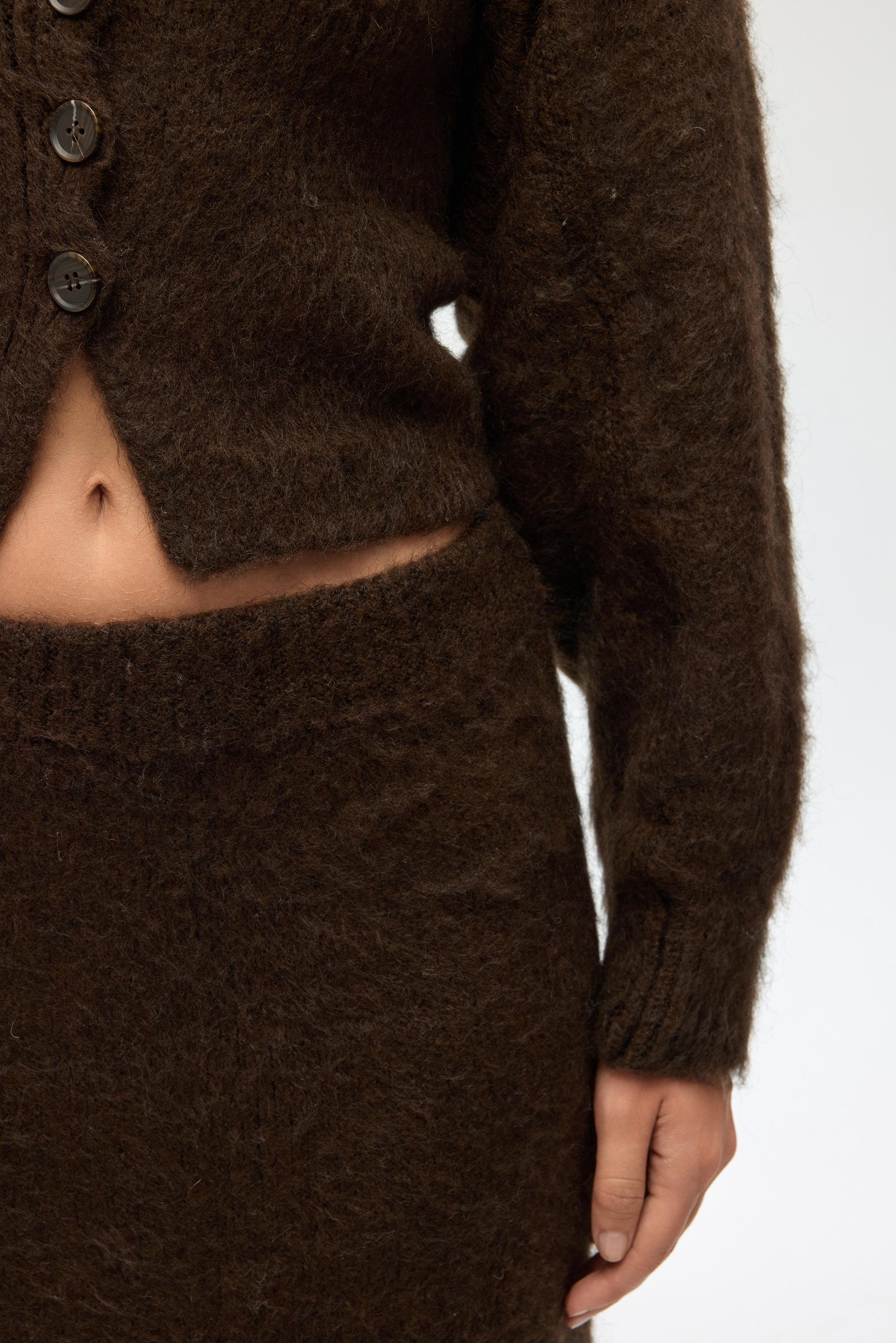 Vintera Kahve Üçlü Triko Takım