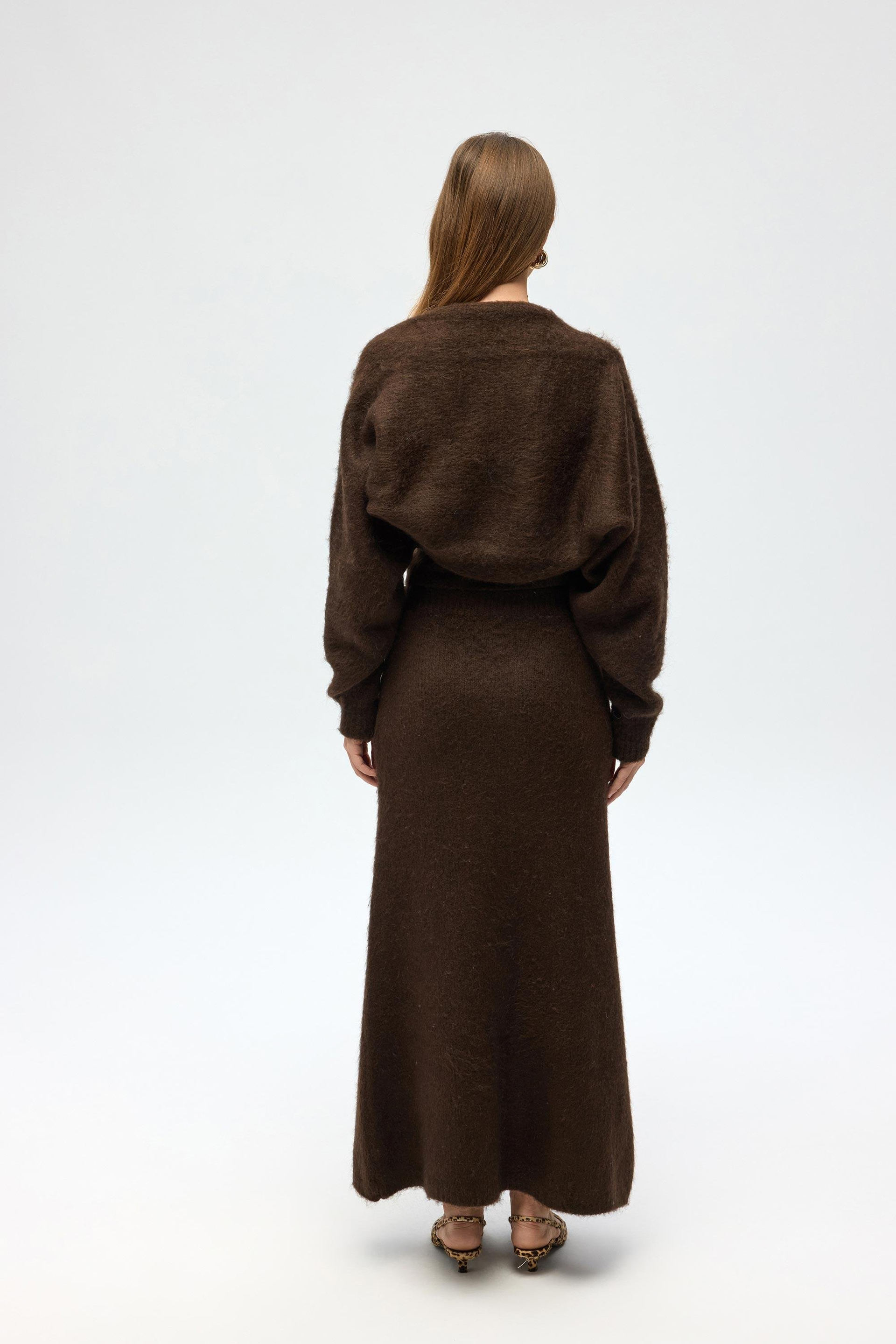 Vintera Kahve Üçlü Triko Takım