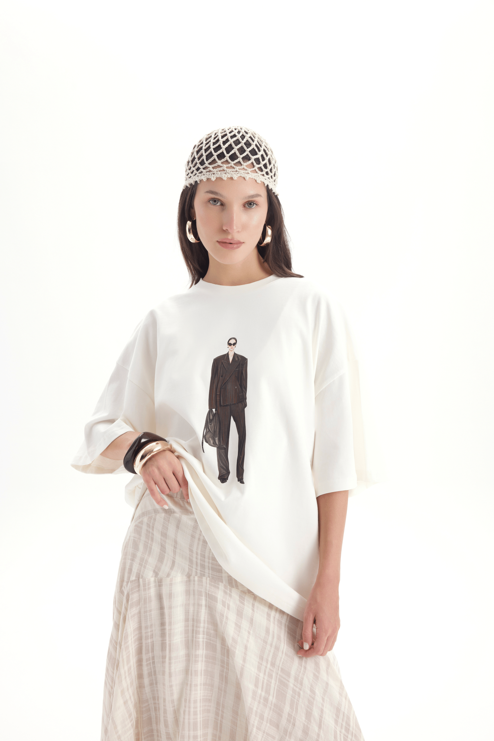 Vita Oversize Beyaz T-Shirt