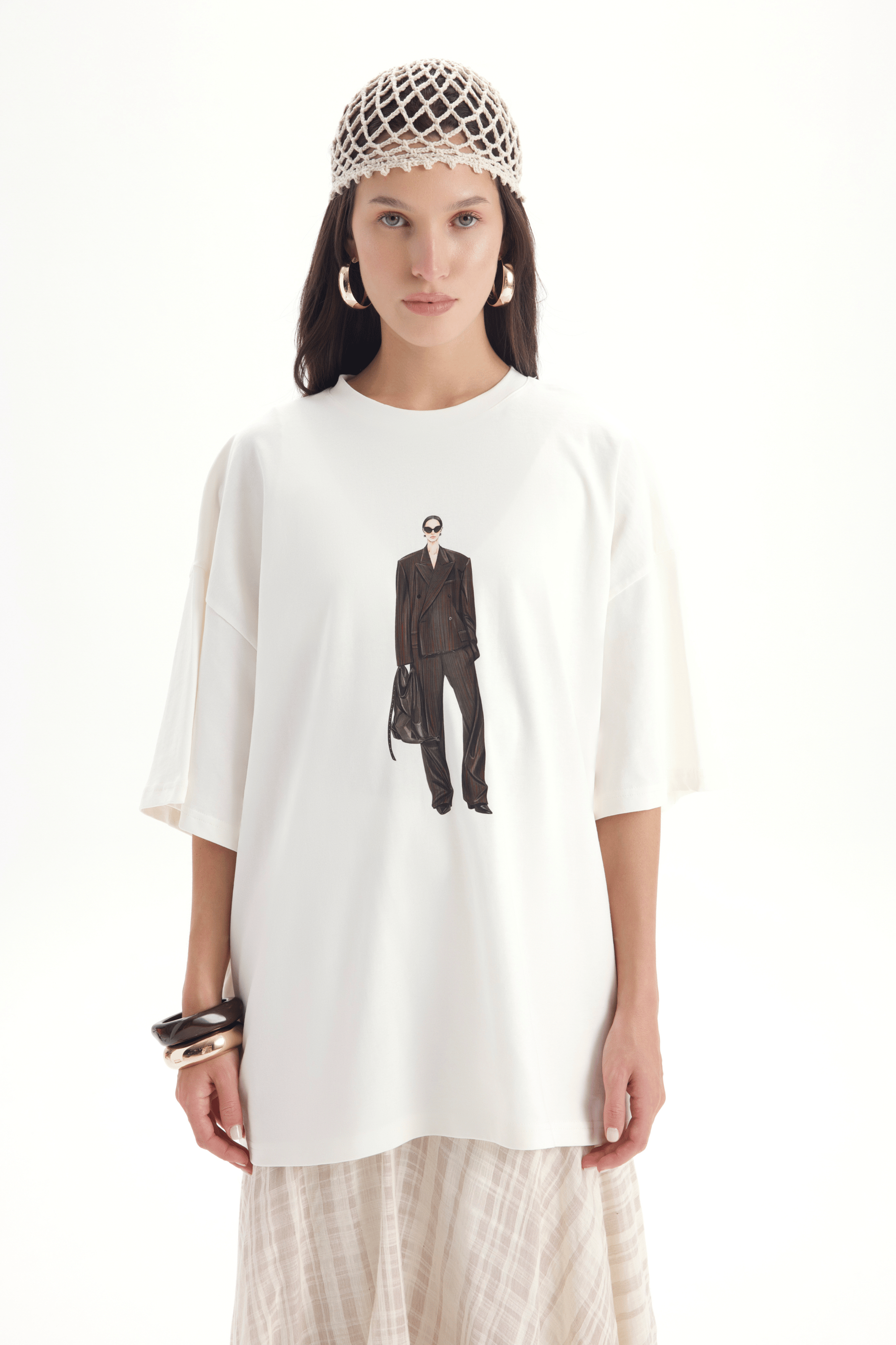 Vita Oversize Beyaz T-Shirt