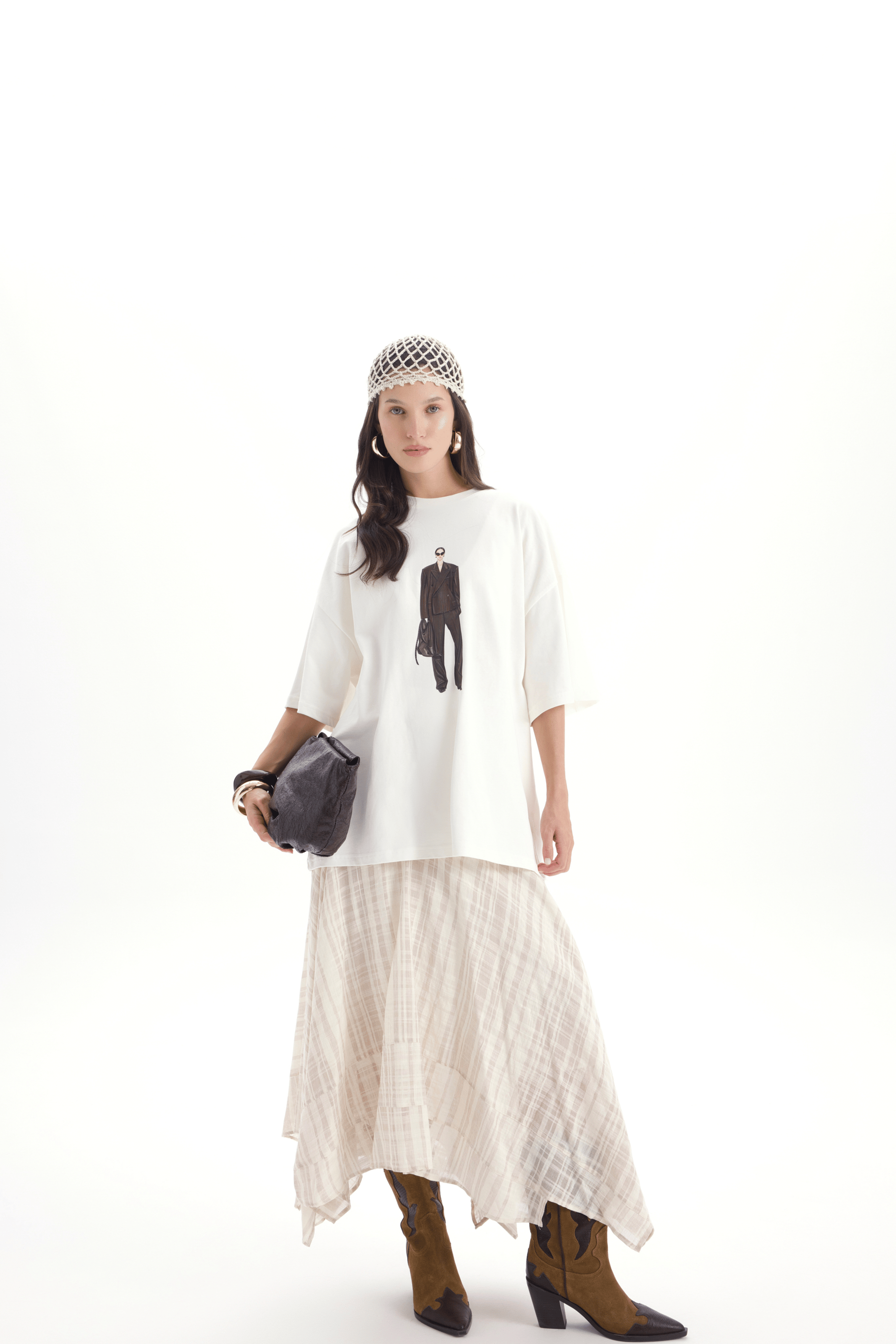 Vita Oversize Beyaz T-Shirt