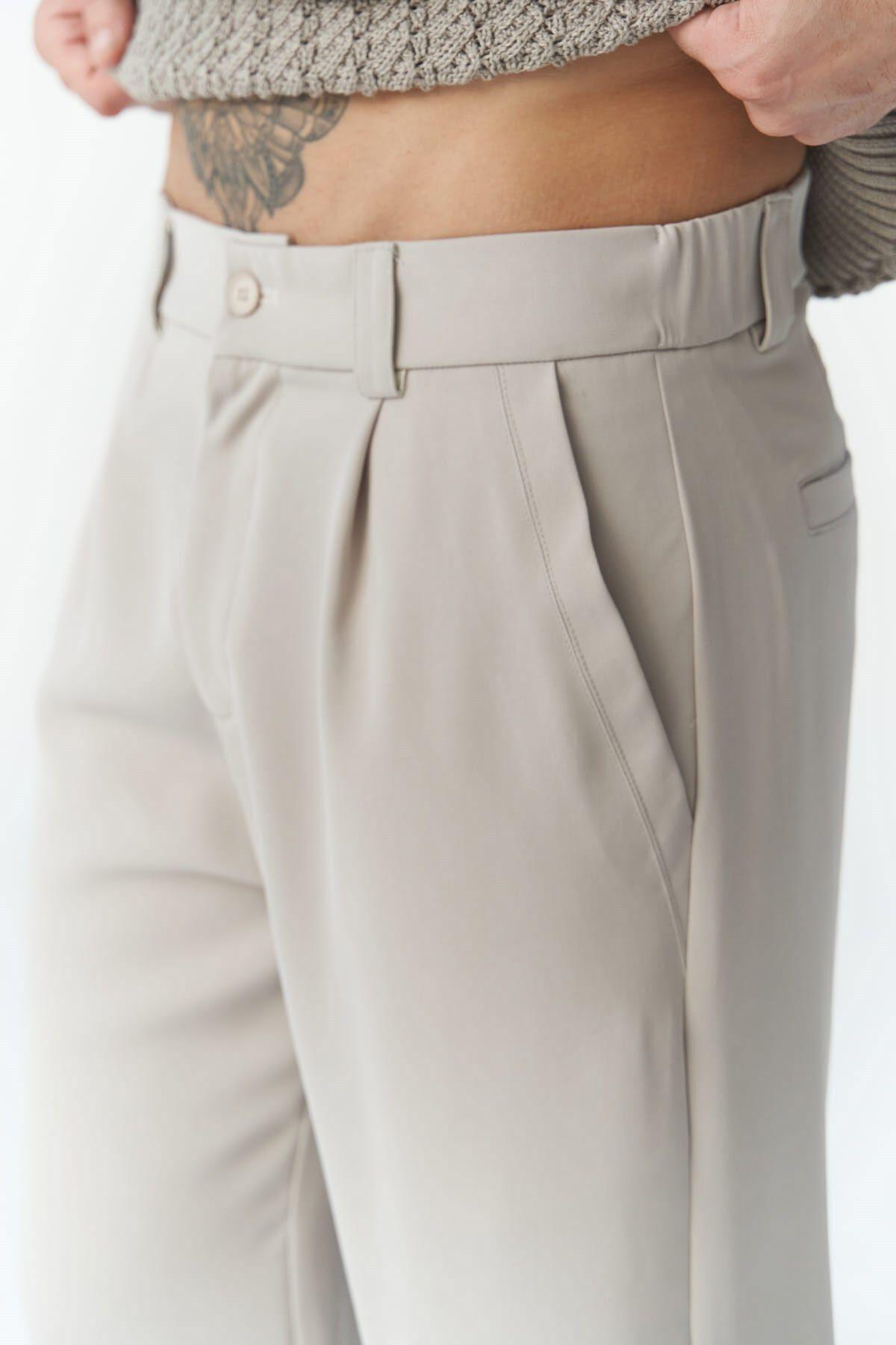 Wells Men's Beige Trousers