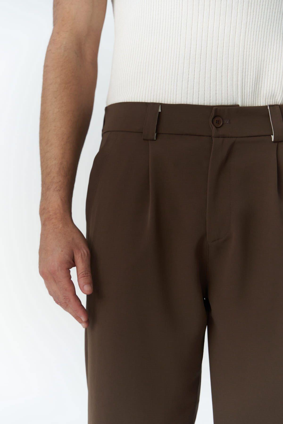 Wells Koyu Haki Erkek Pantolon