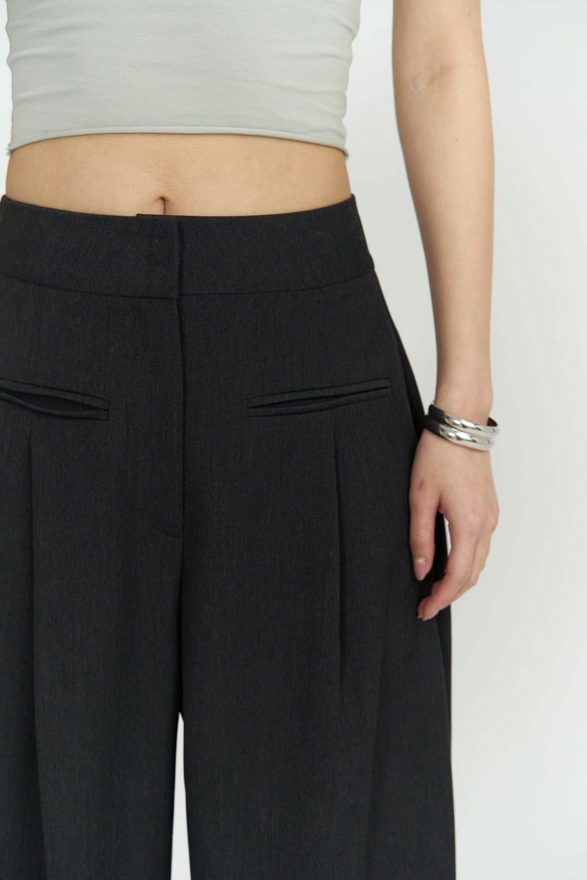 Werner Anthracite Palazzo Pants