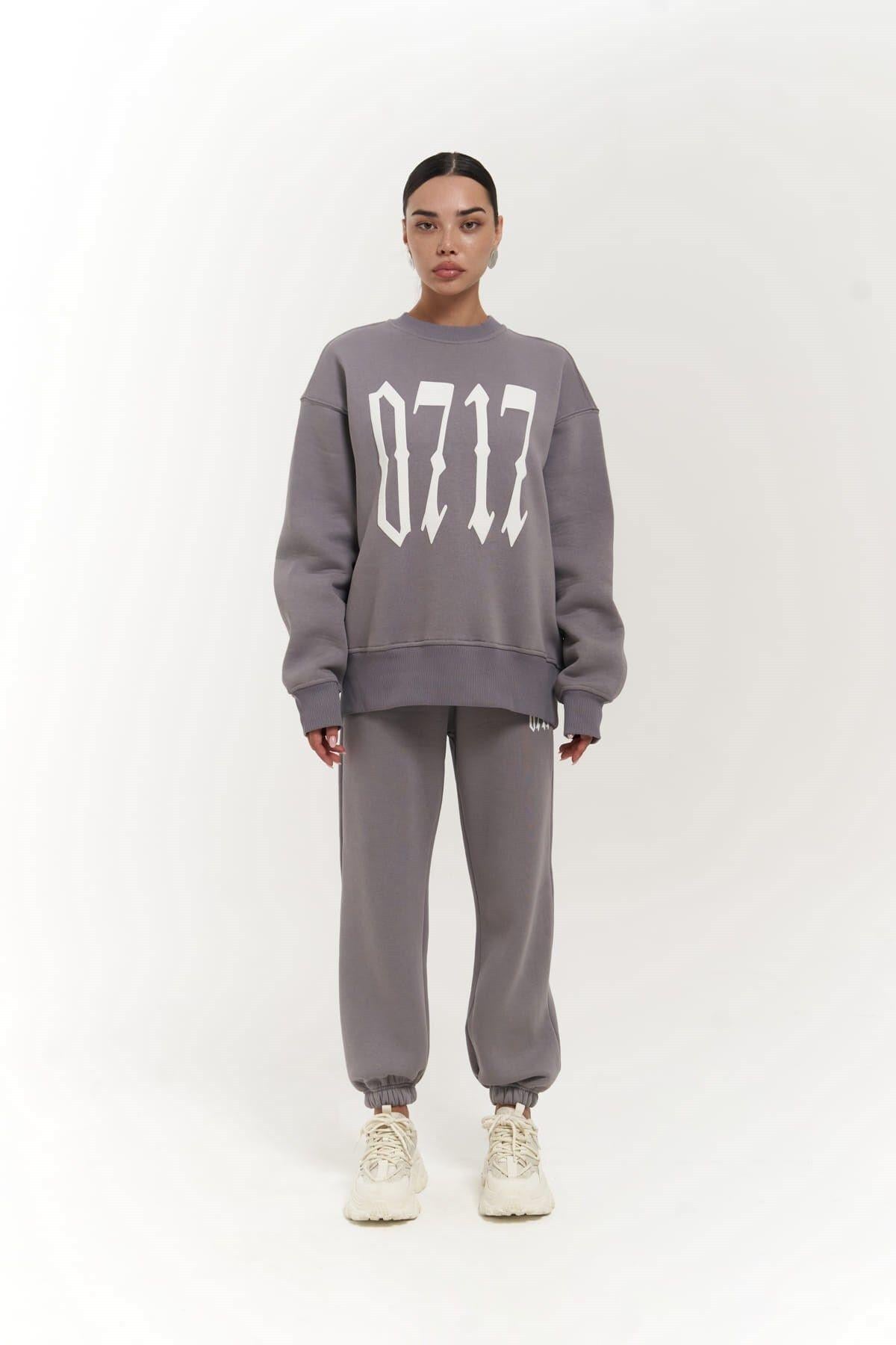ZEOY 0717 Gray Tracksuit