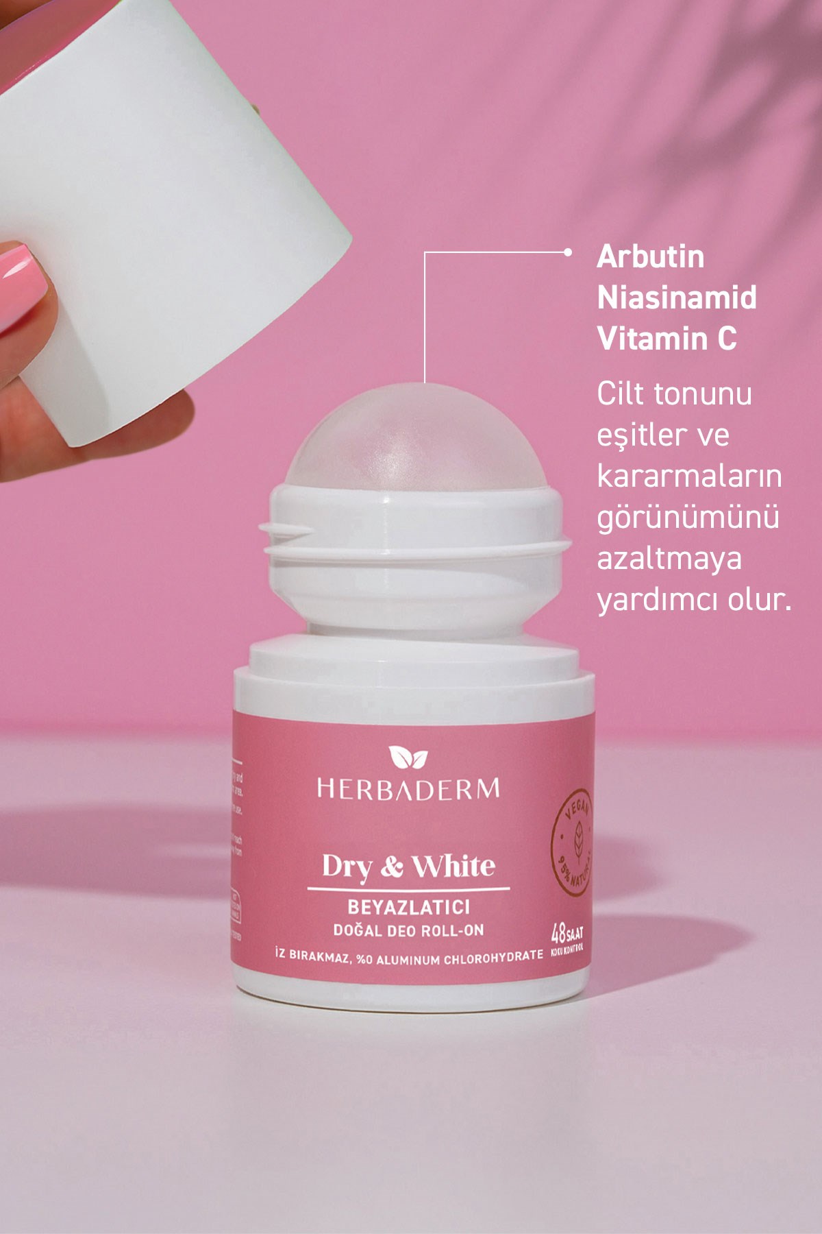 Beyazlatıcı Doğal Deo Roll-On 50 ml