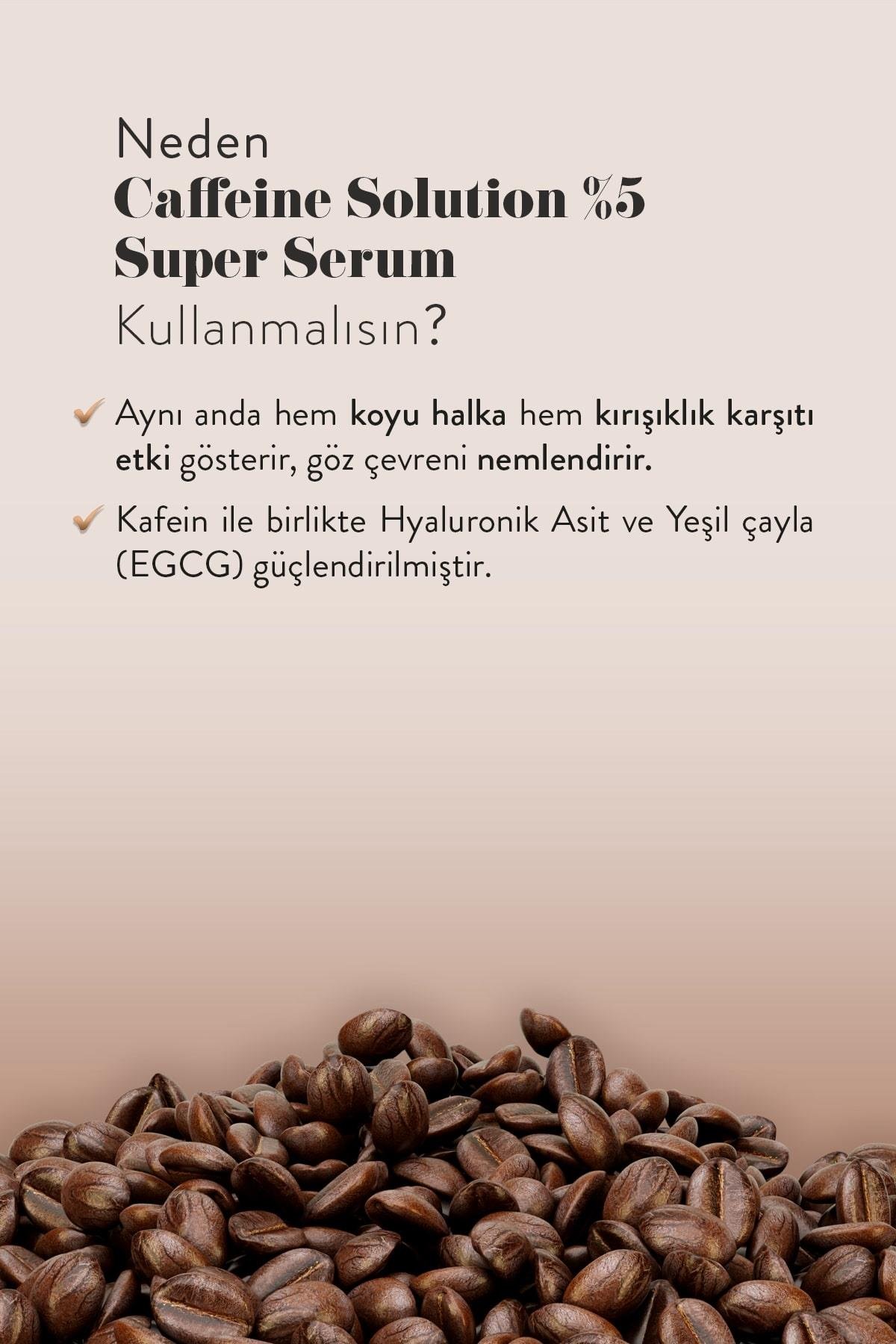 Göz Altı Morluklarına Karşı Aydınlatıcı Caffein Solutions %5 Göz Çevresi Serumu