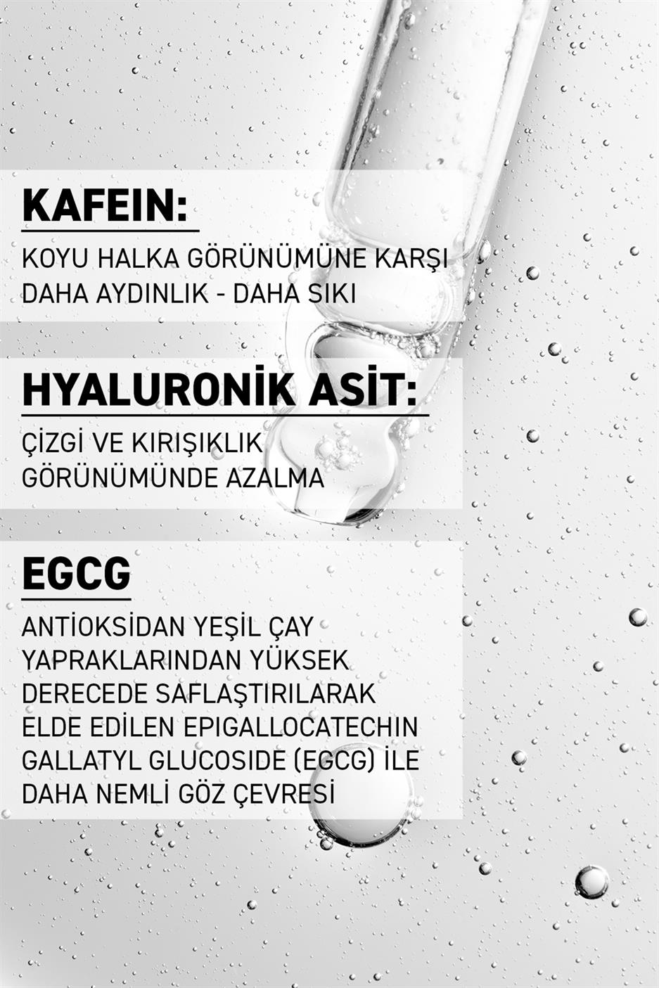 Herbaderm Göz Altı Morluklarına Karşı Aydınlatıcı Caffein Solutions %5 Göz Çevresi Serumu 