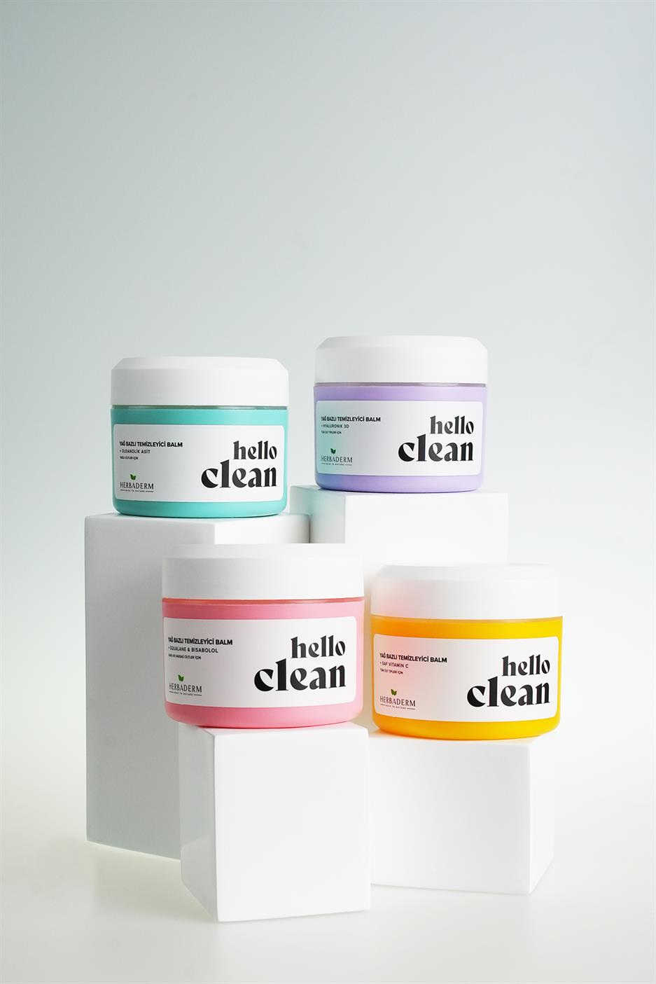 Herbaderm Hello Clean Kuru ve Hassas Ciltler Yağ Bazlı Temizleyici Balm