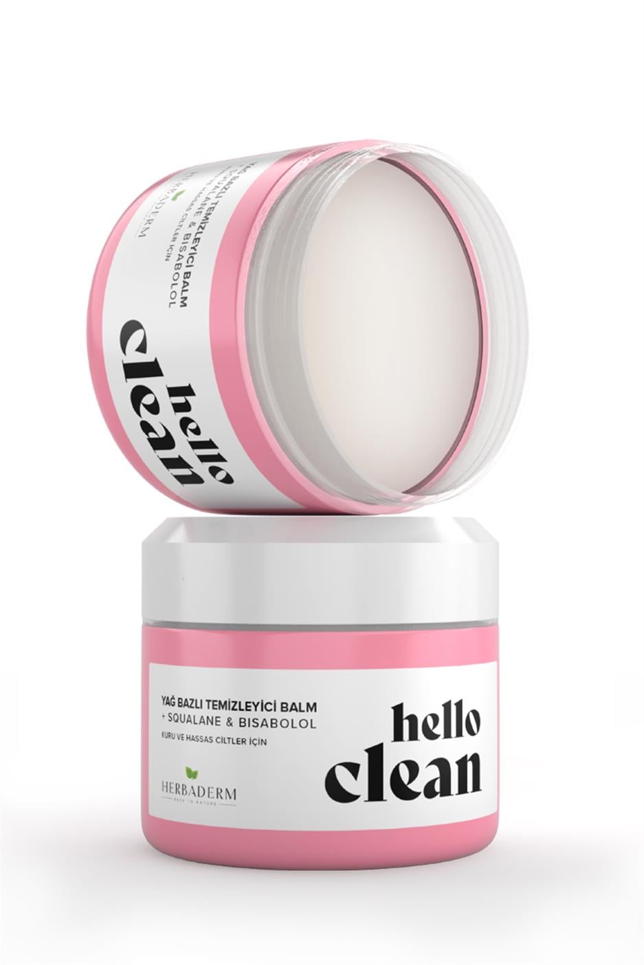 Herbaderm Hello Clean Kuru ve Hassas Ciltler Yağ Bazlı Temizleyici Balm