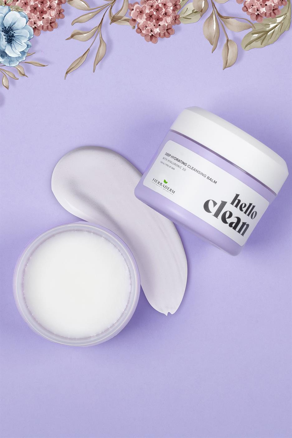 Herbaderm Hello Clean Yoğun Nemlendirici Yağ Bazlı Temizleyici Balm