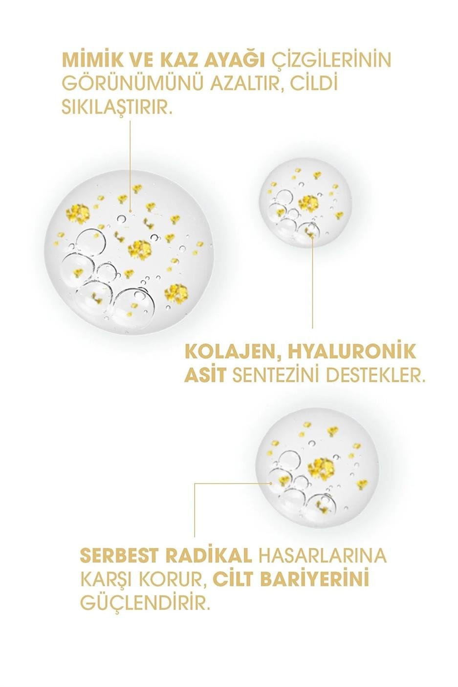 Herbaderm Kaz Ayağı Kırışıklarına Karşı Gold&Peptide Super Serum