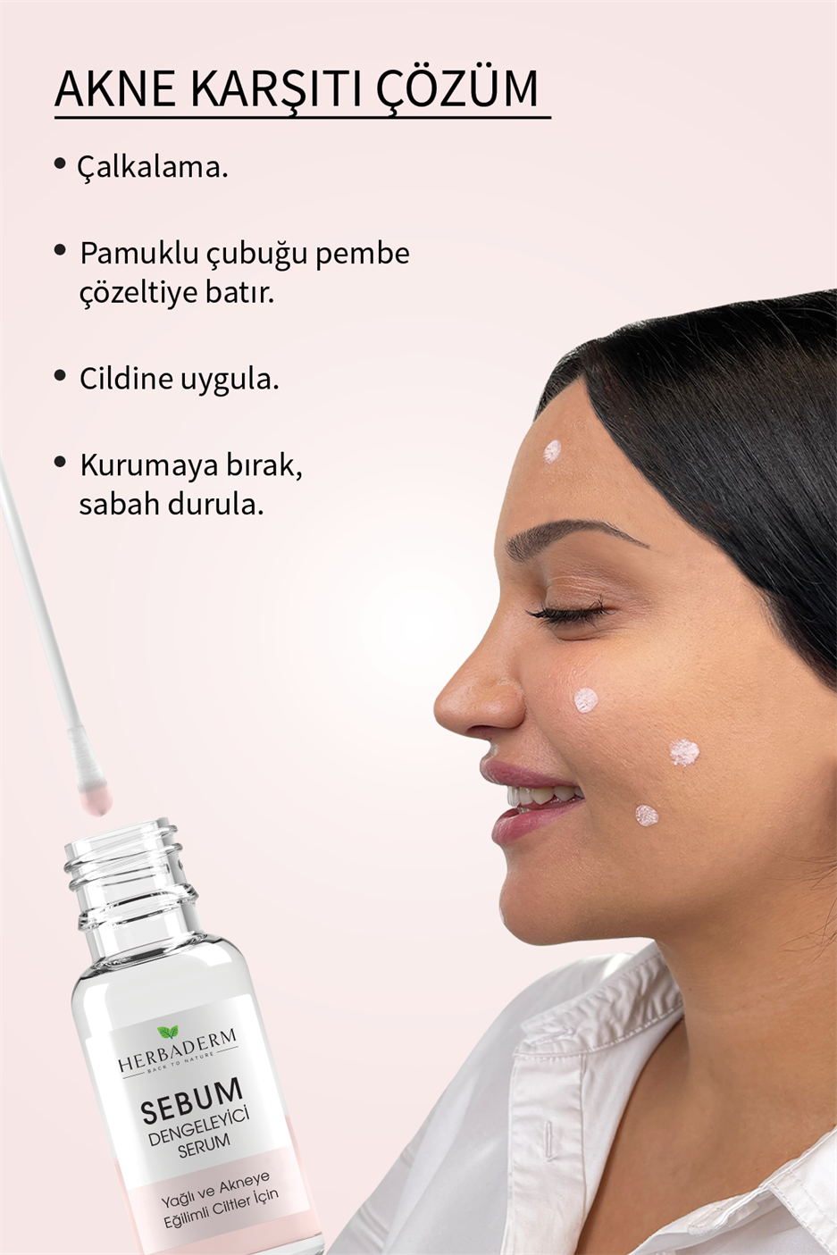 Herbaderm Sebum Dengeleyici, Sivilce Karşıtı Serum