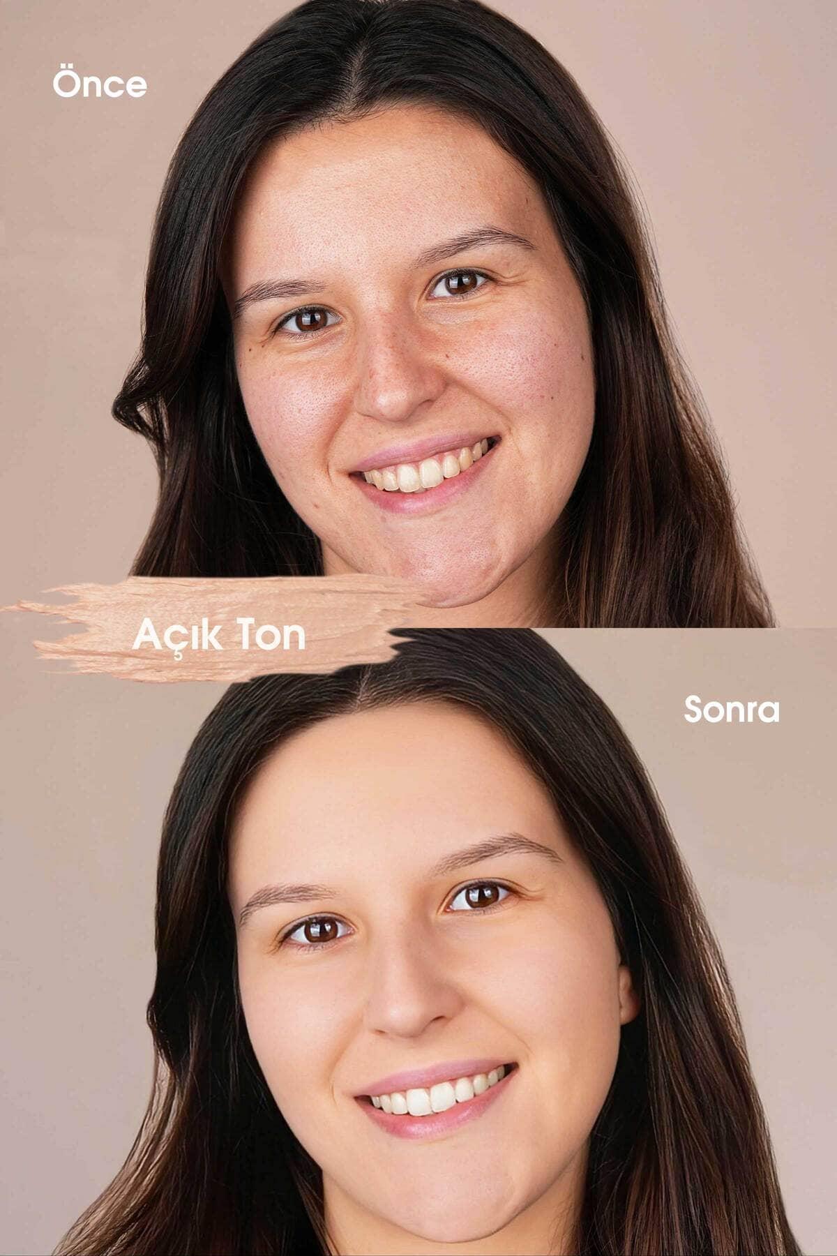 Kusursuz Ten Primer, Fondöten, Kapatıcı Açık Ton