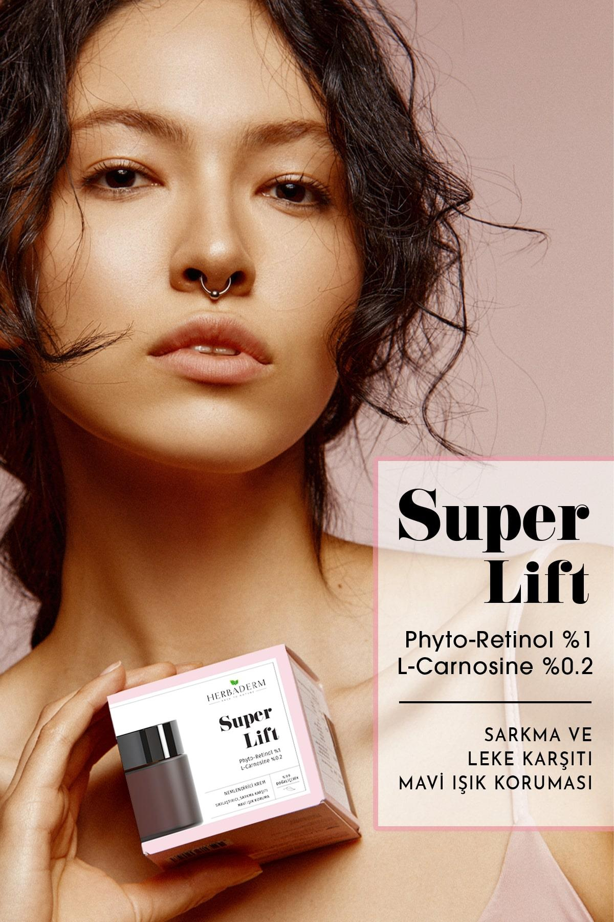 Super Lift Sıkılaştırıcı, Mavi Işık Koruma Phyto-Retinol Bakuchiol Nemlendirici Krem