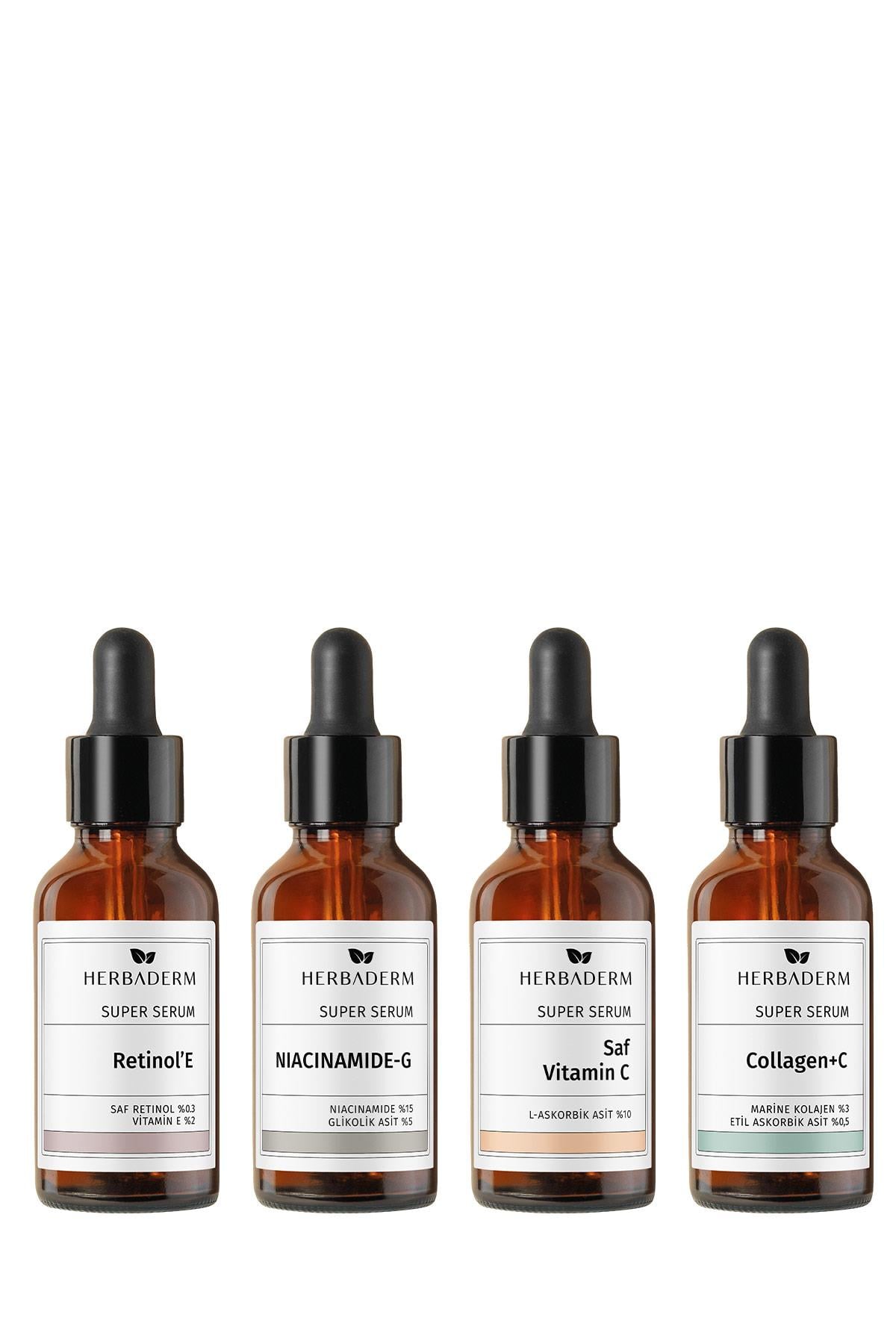 VİTAMİNİ DETOX SERUM BAKIM SETİ 4'LÜ
