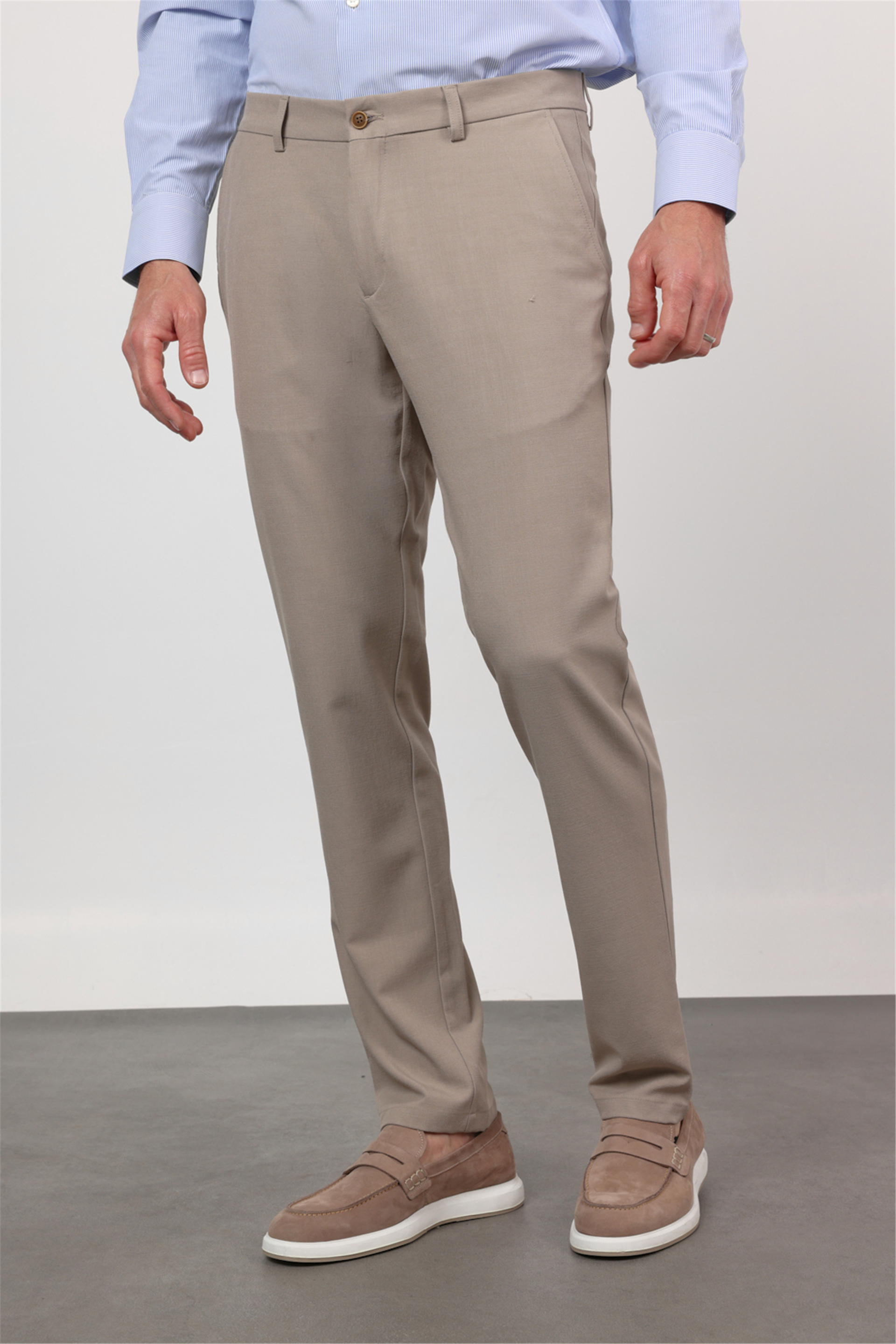 Yan Cep Comfort Fit Esnek Chino Pantolon 1003260171