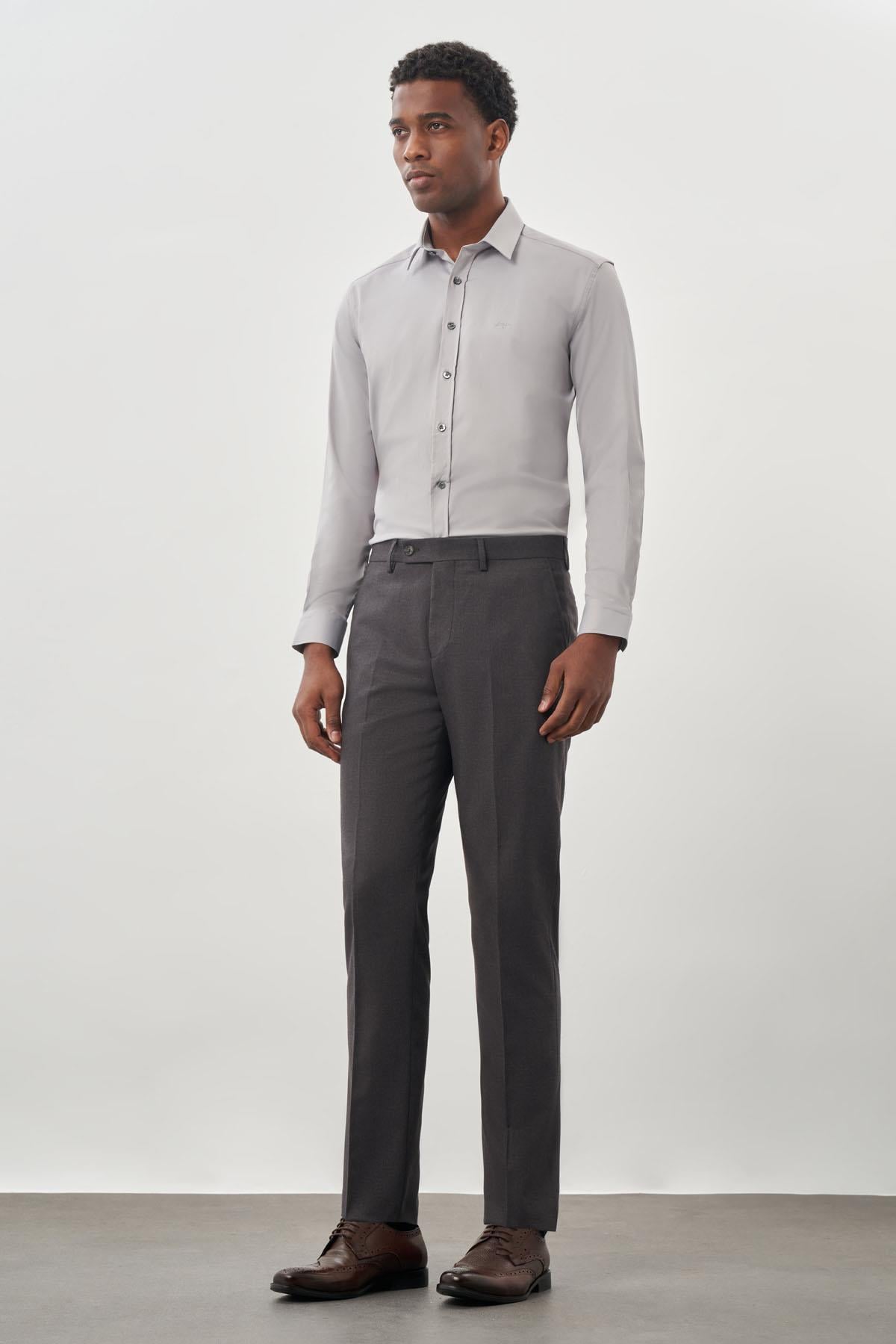Esnek Yandan Cepli Comfort Fit Classic Pantolon 1003245207