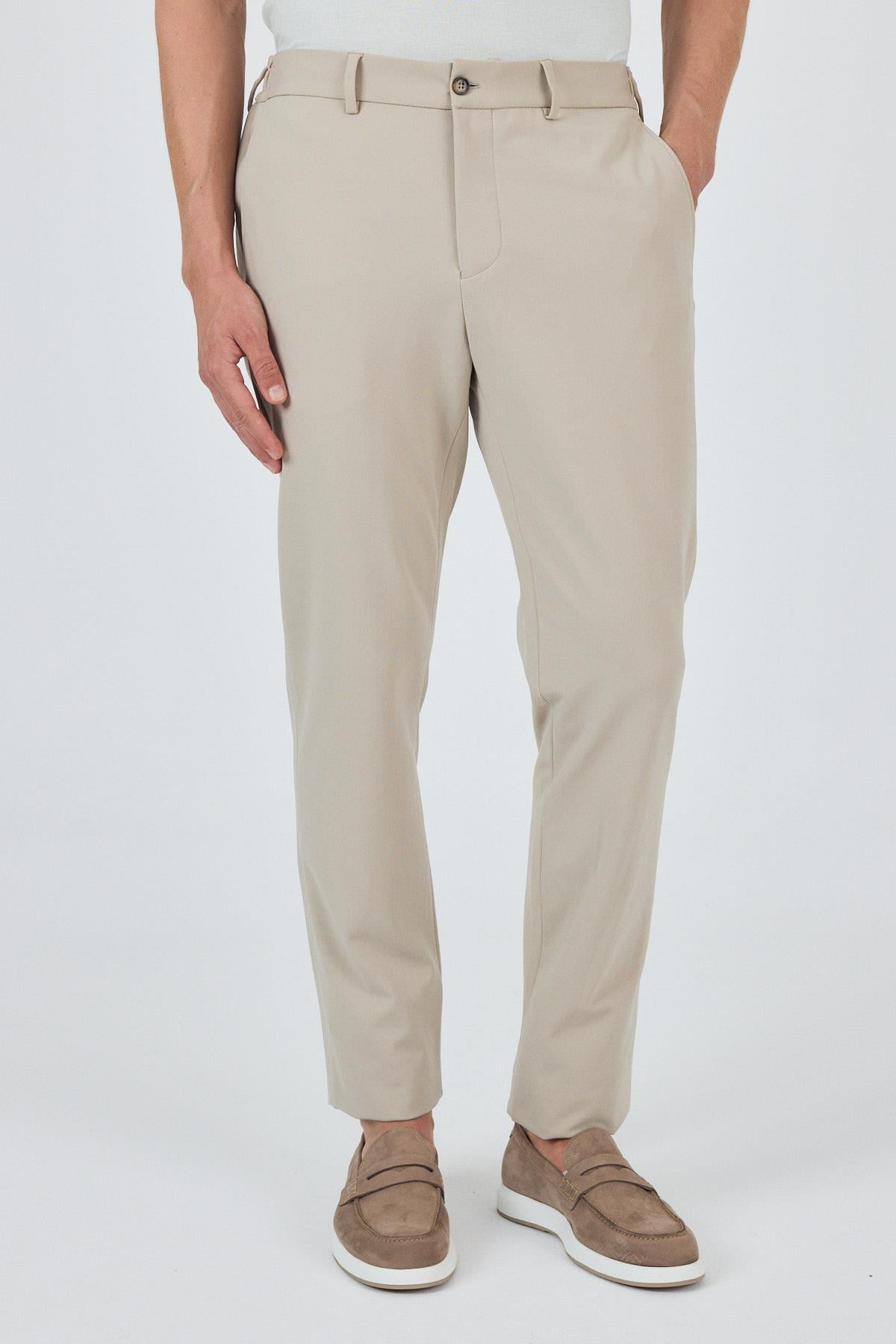 Esnek Yandan Cepli Casual Slim Fit Jogger Pantolon 1003250162