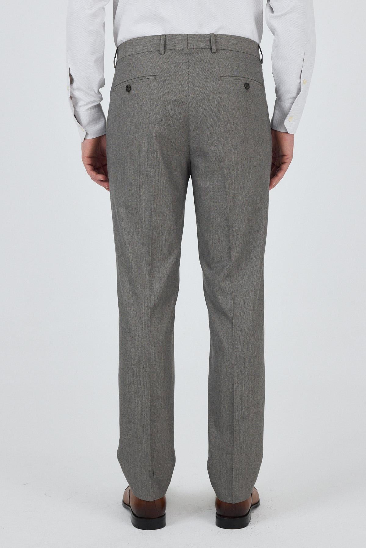 Bej Esnek Yandan Cepli Comfort Fit Classic Pantolon 1003250154