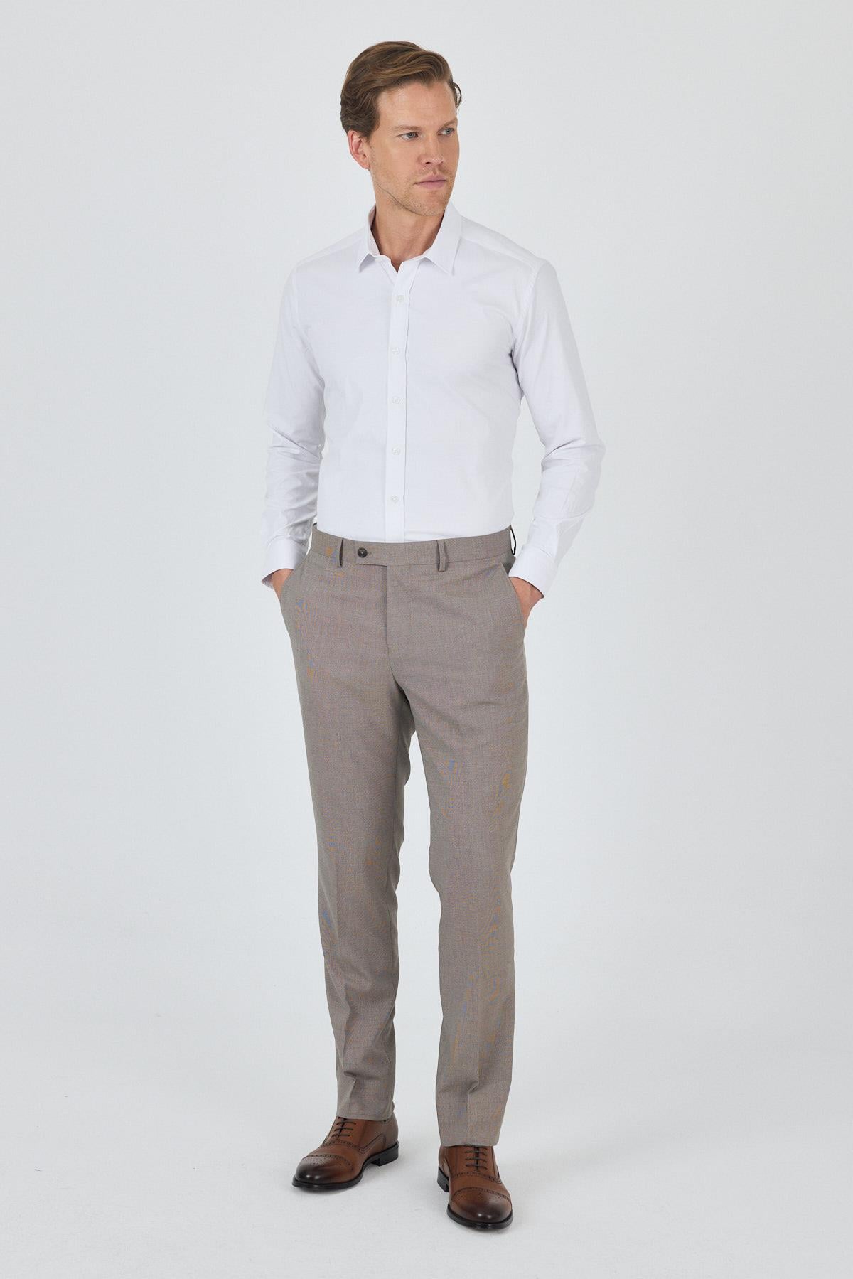 Camel Esnek Yandan Cepli Comfort Fit Classic Pantolon 1003250151