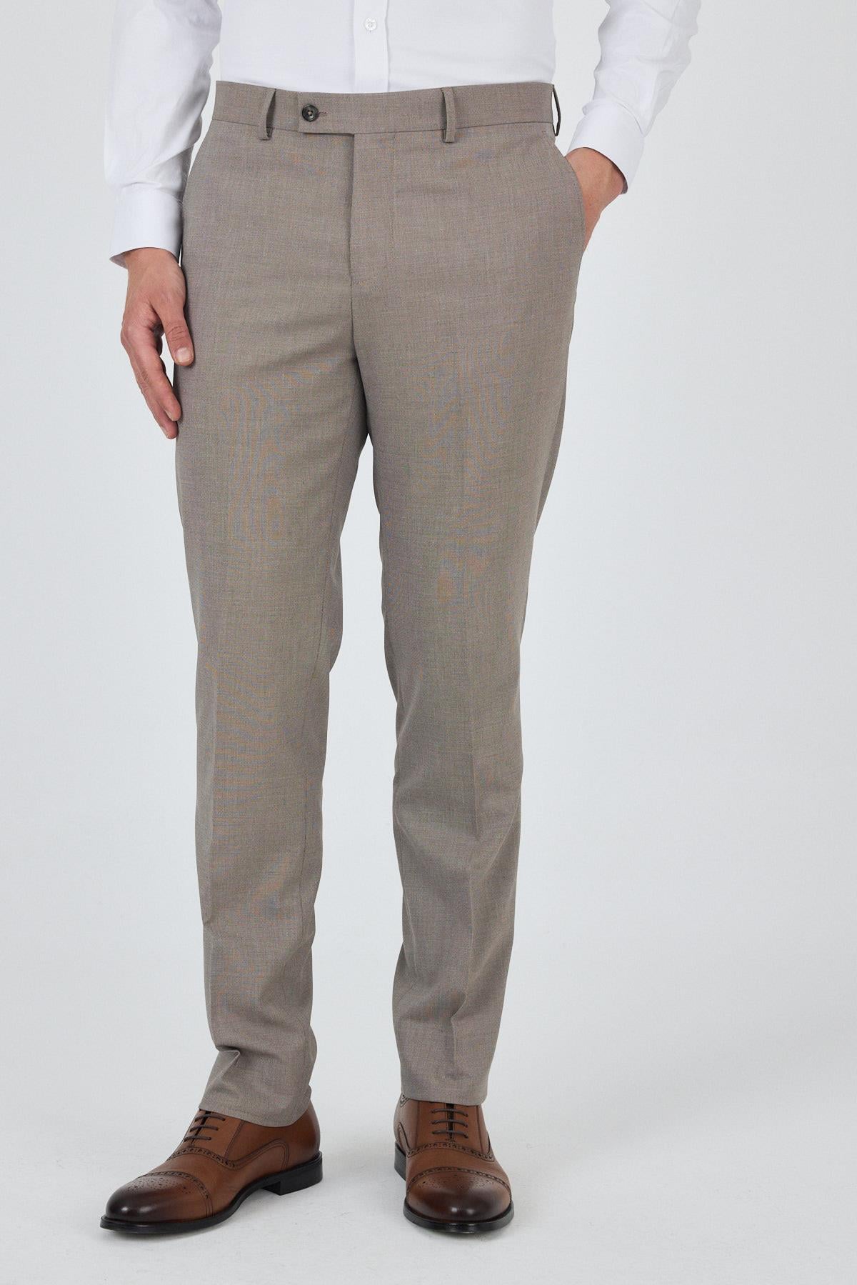 Camel Esnek Yandan Cepli Comfort Fit Classic Pantolon 1003250151